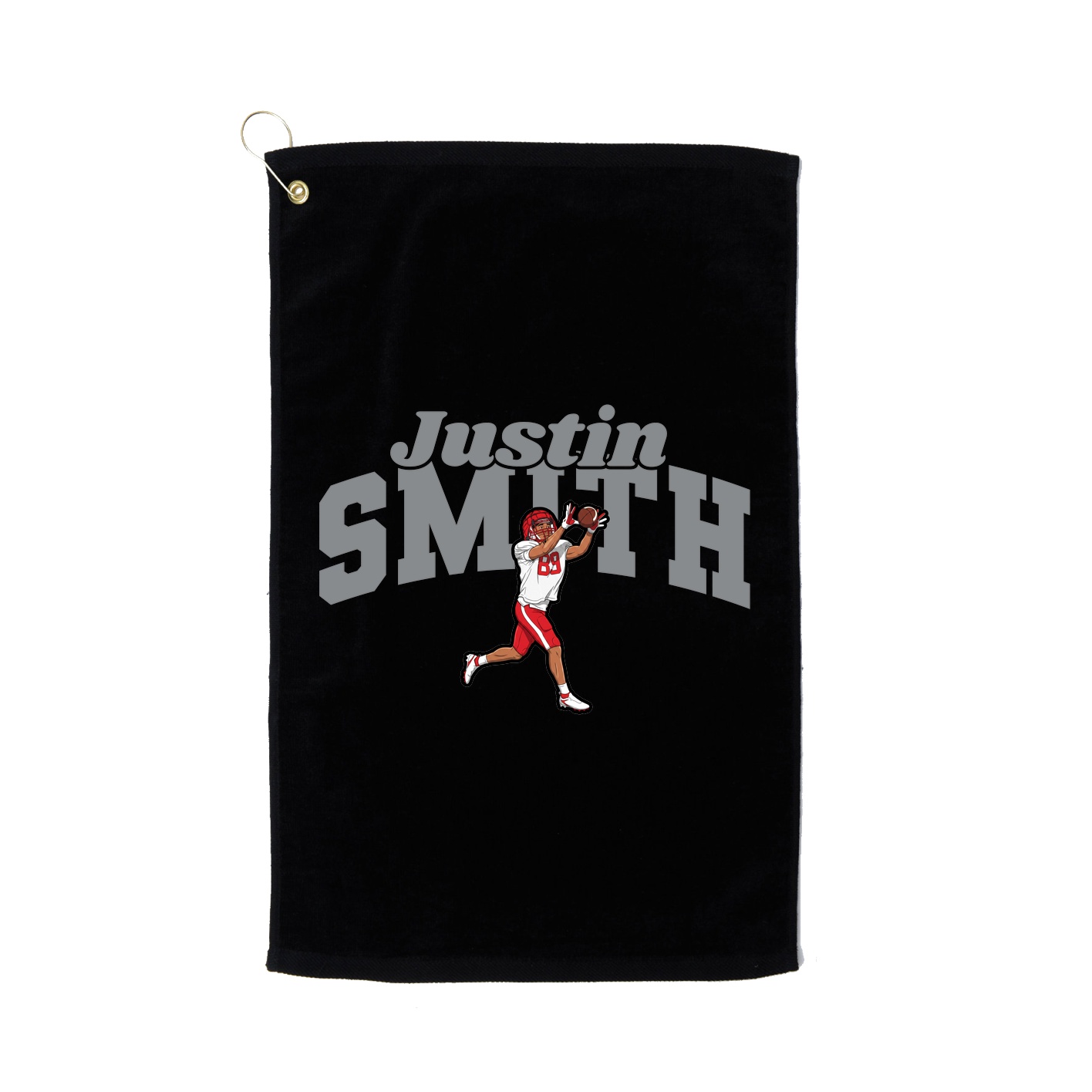 Golf Towel — Signature Arch in Black