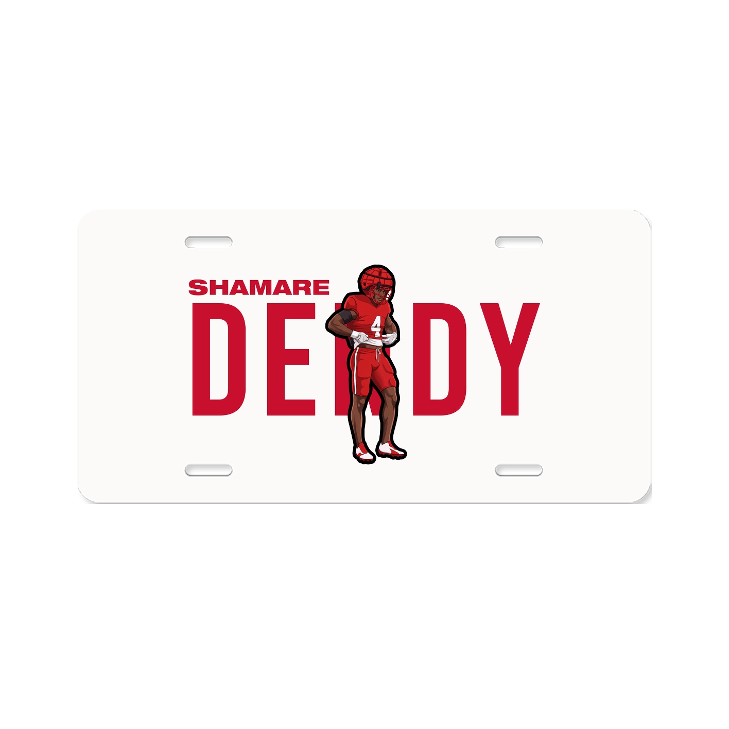 License Plate — Player Name in Classic