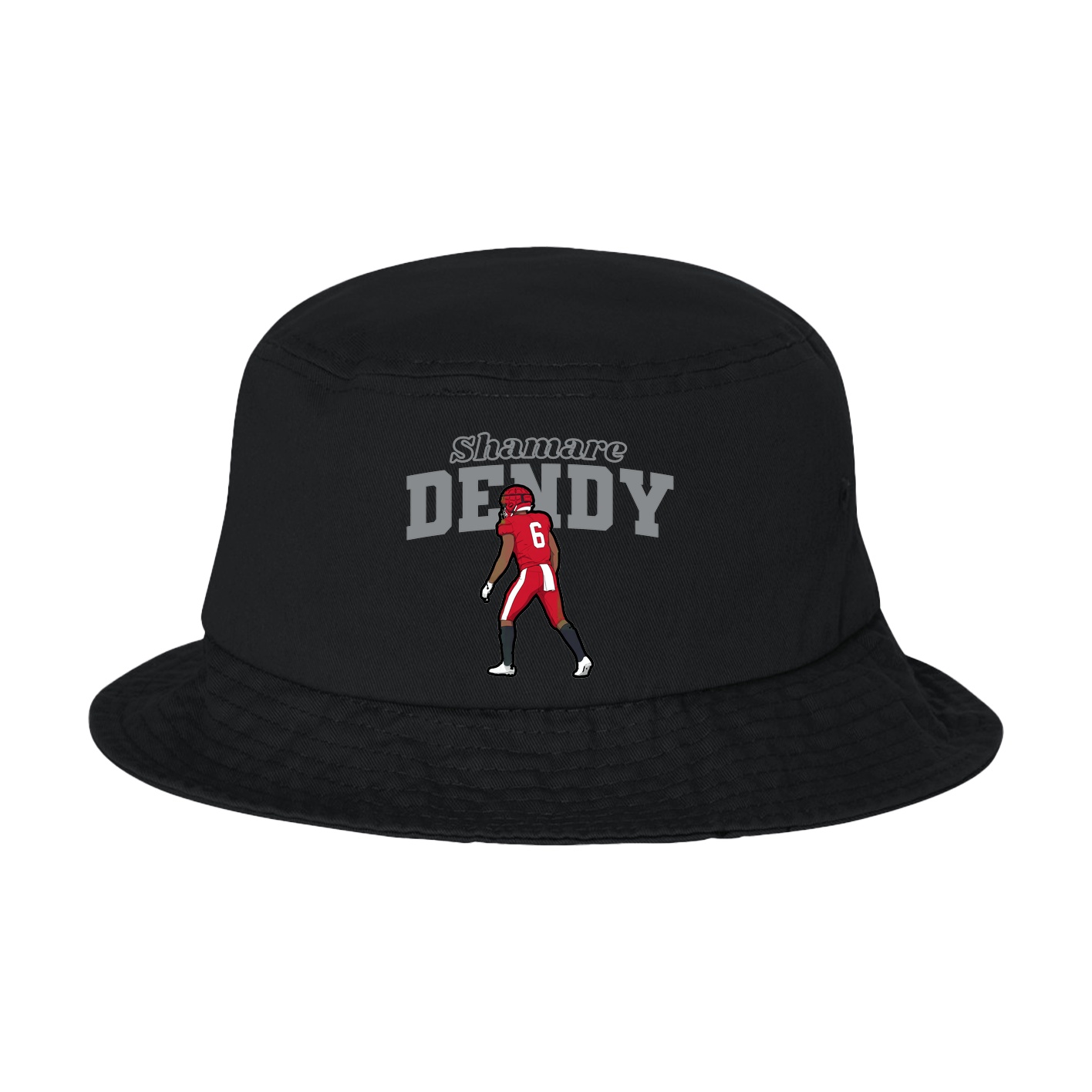 Bucket Cap — Name Arch in Black