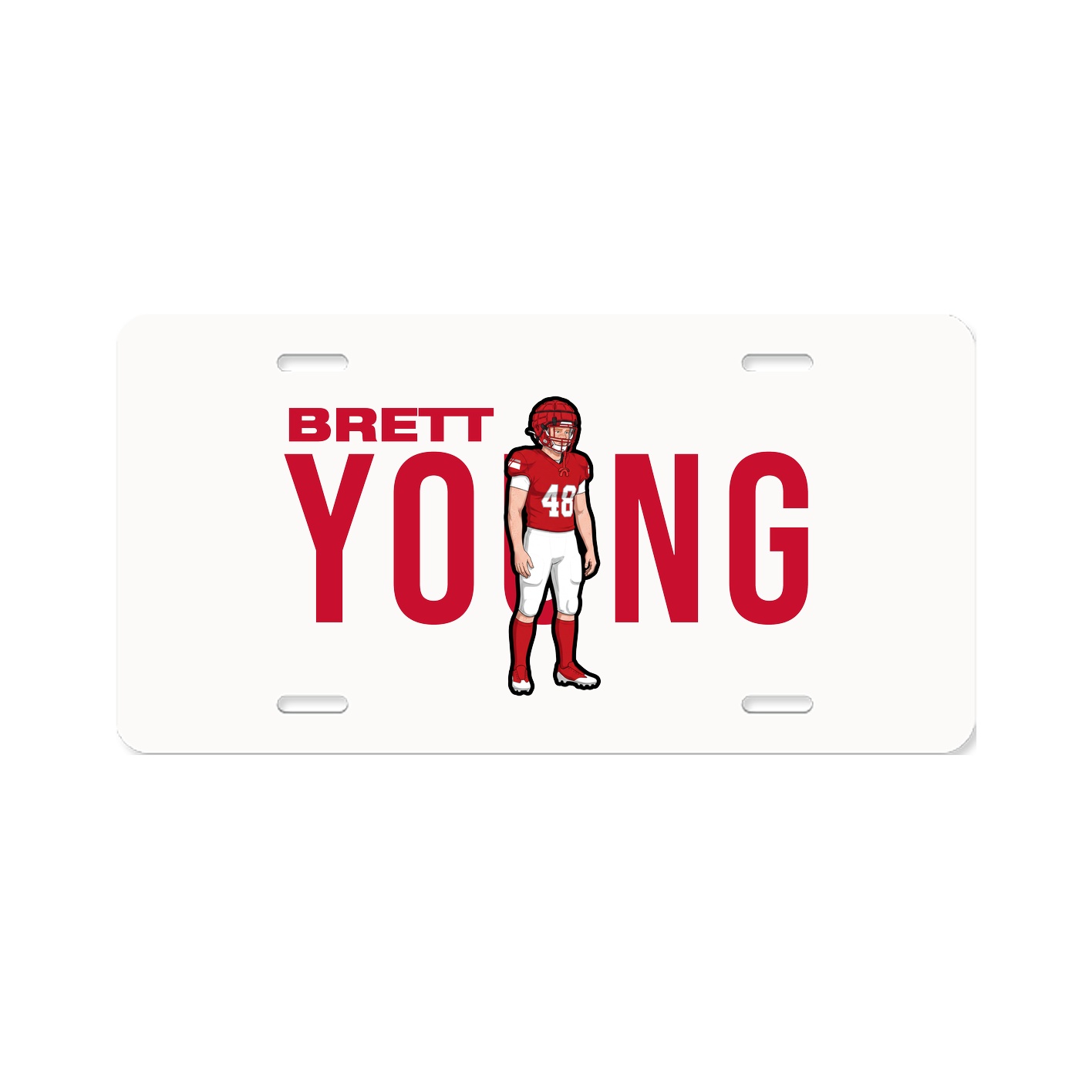 License Plate — Player Name in Classic