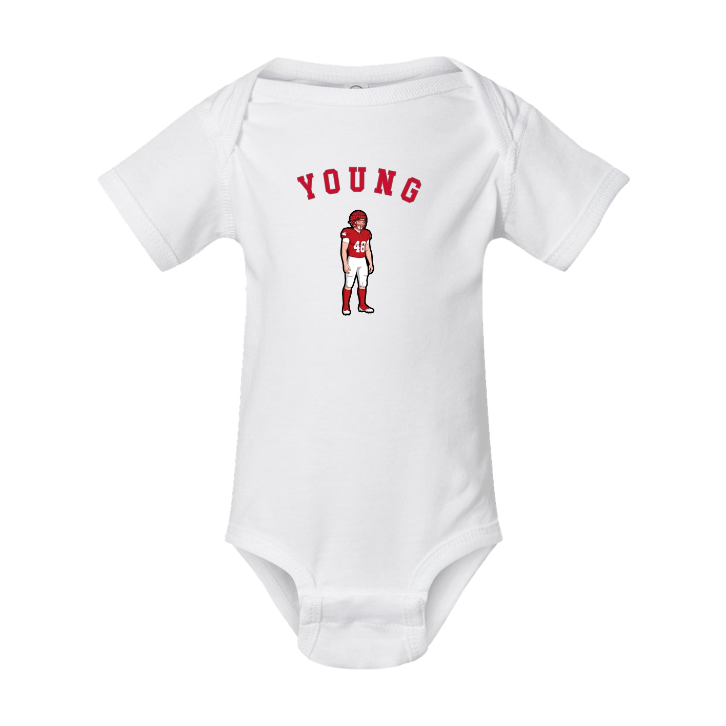 Baby Onesie — Shirsey Arch in White