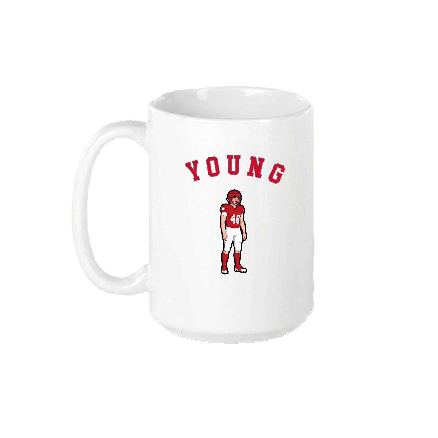 15oz Coffee Mug — Shirsey Arch in White