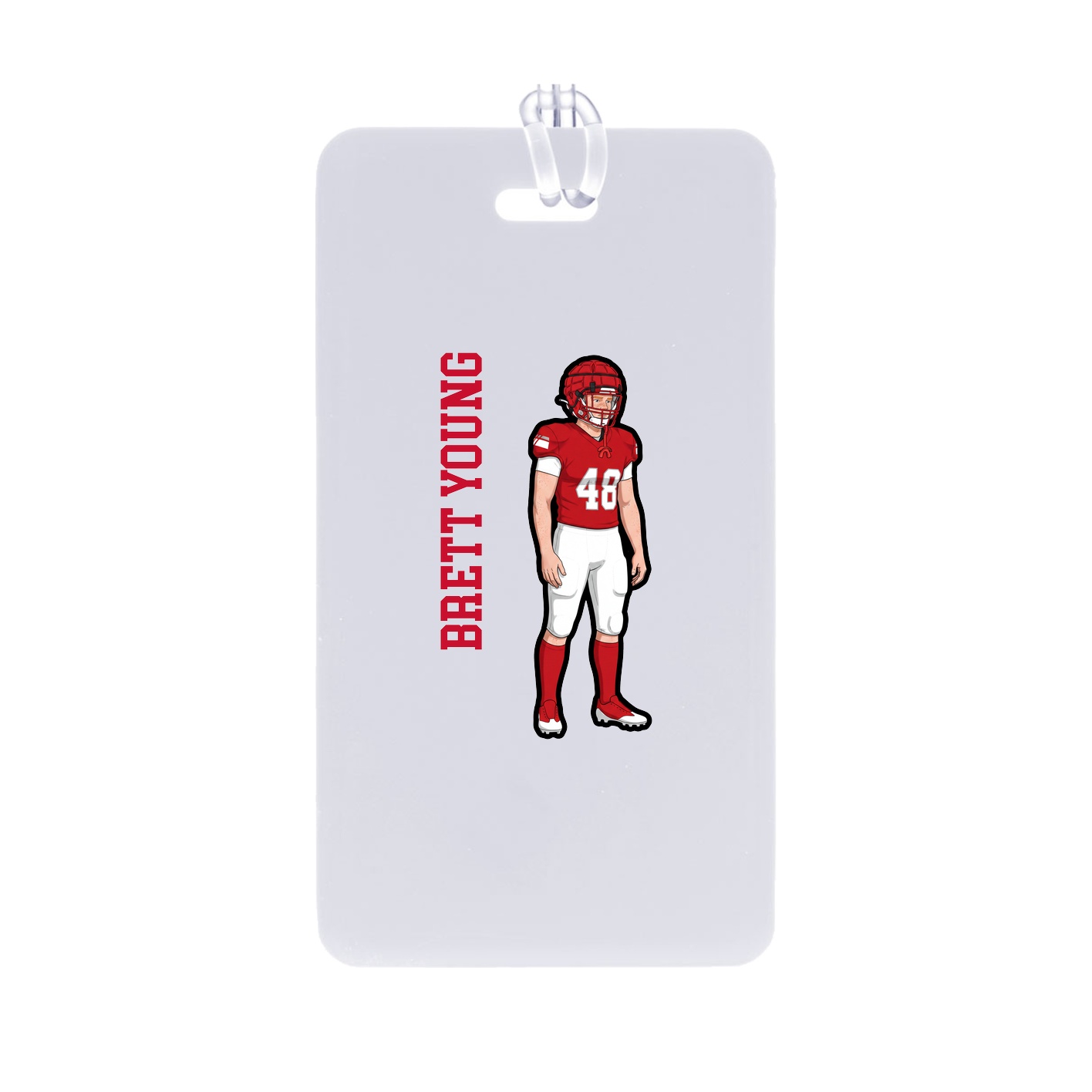 Bag Tag — Name Vertical in Classic