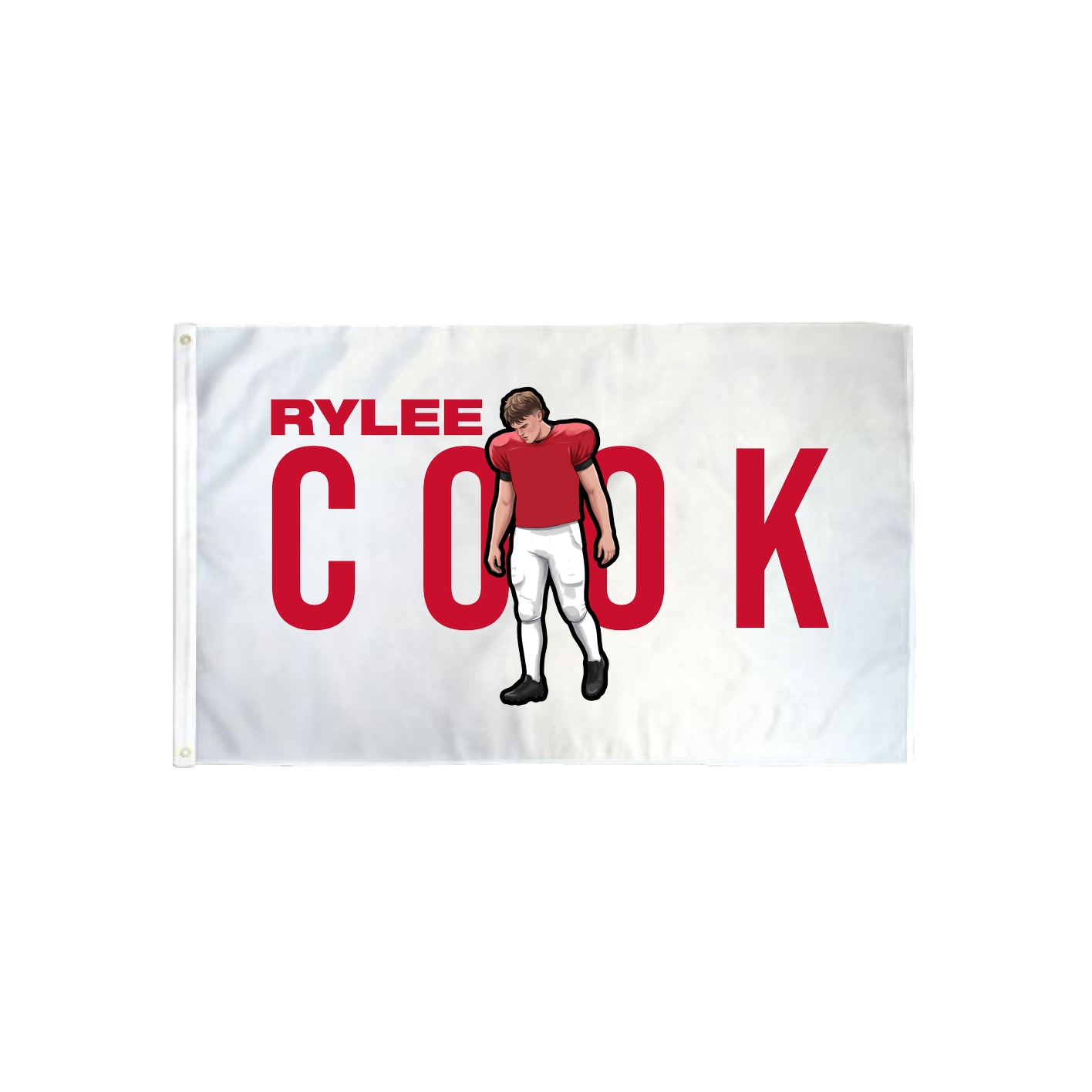 3x5 Flag — Player Name in Classic