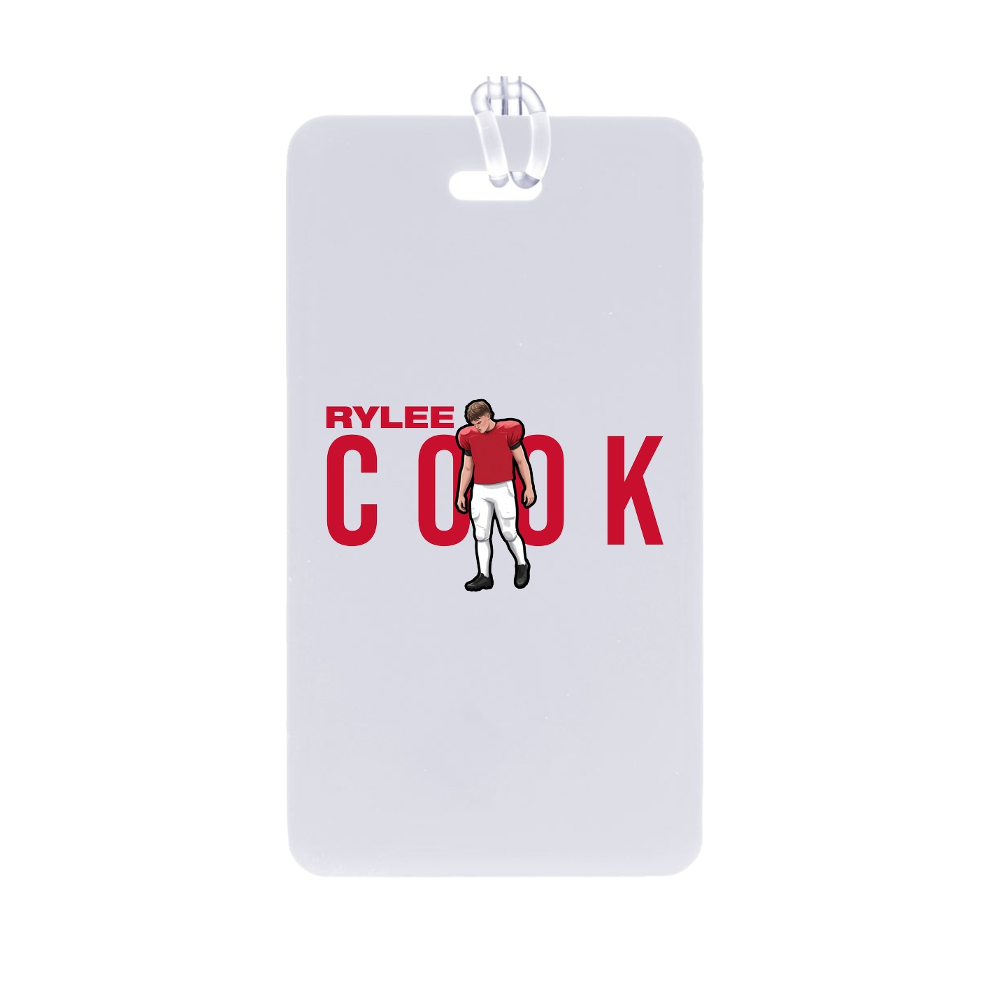 Bag Tag — Player Name in Classic