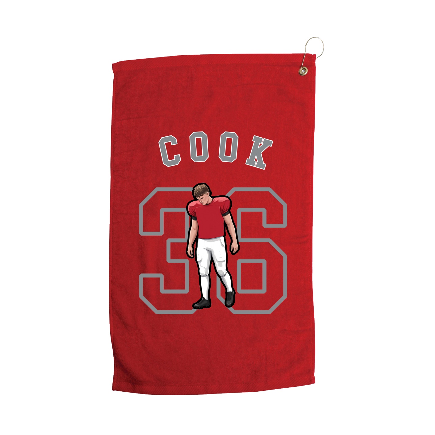 Golf Towel — Shirsey Arch in Red