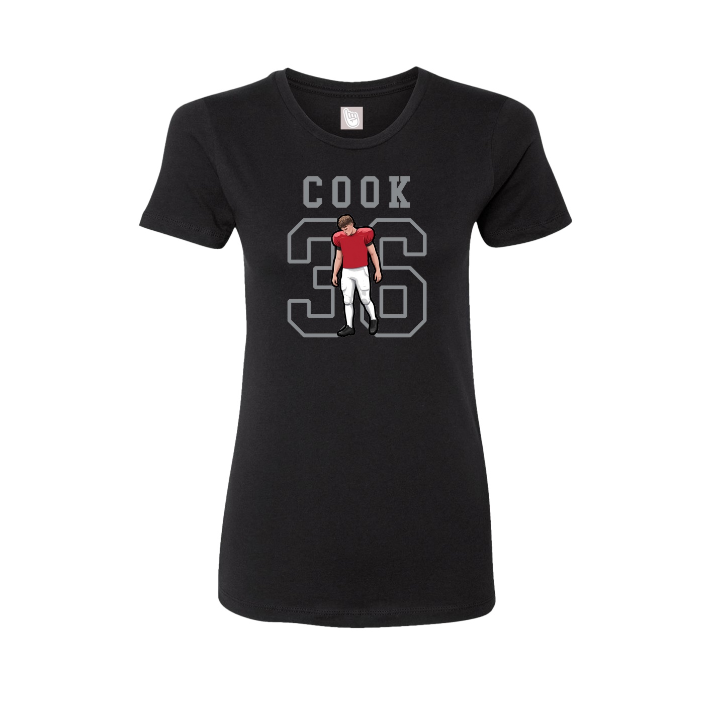 Fitted Women's Tee — Shirsey in Black