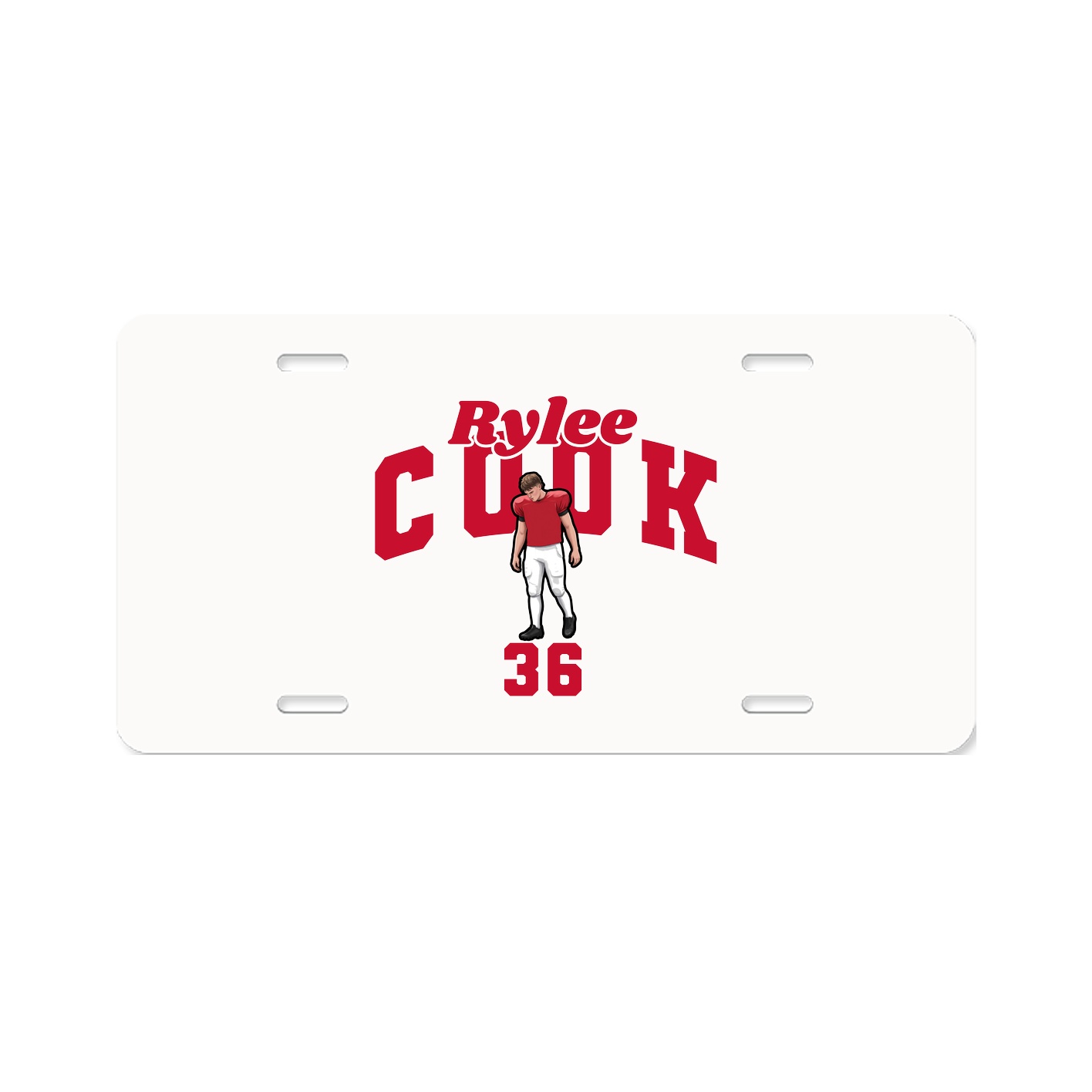 License Plate — Signature Arch in Classic