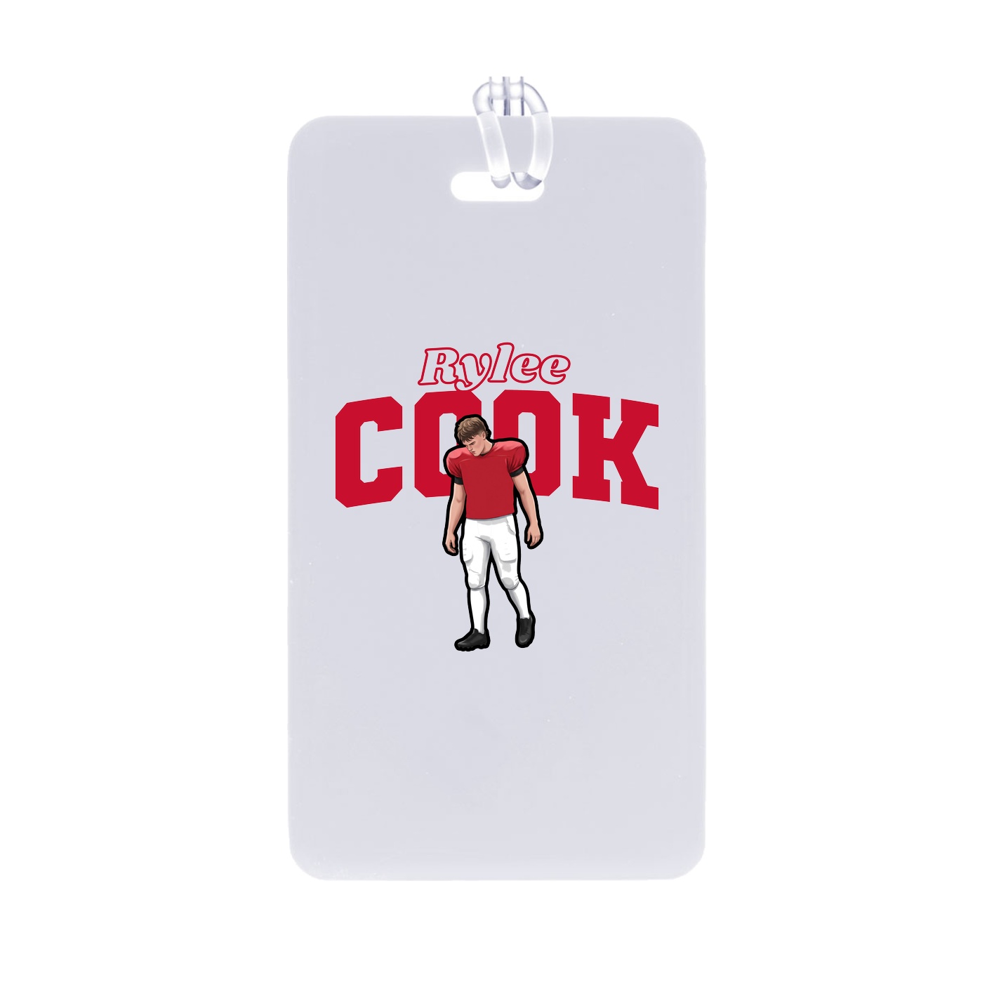 Bag Tag — Name Arch in Classic