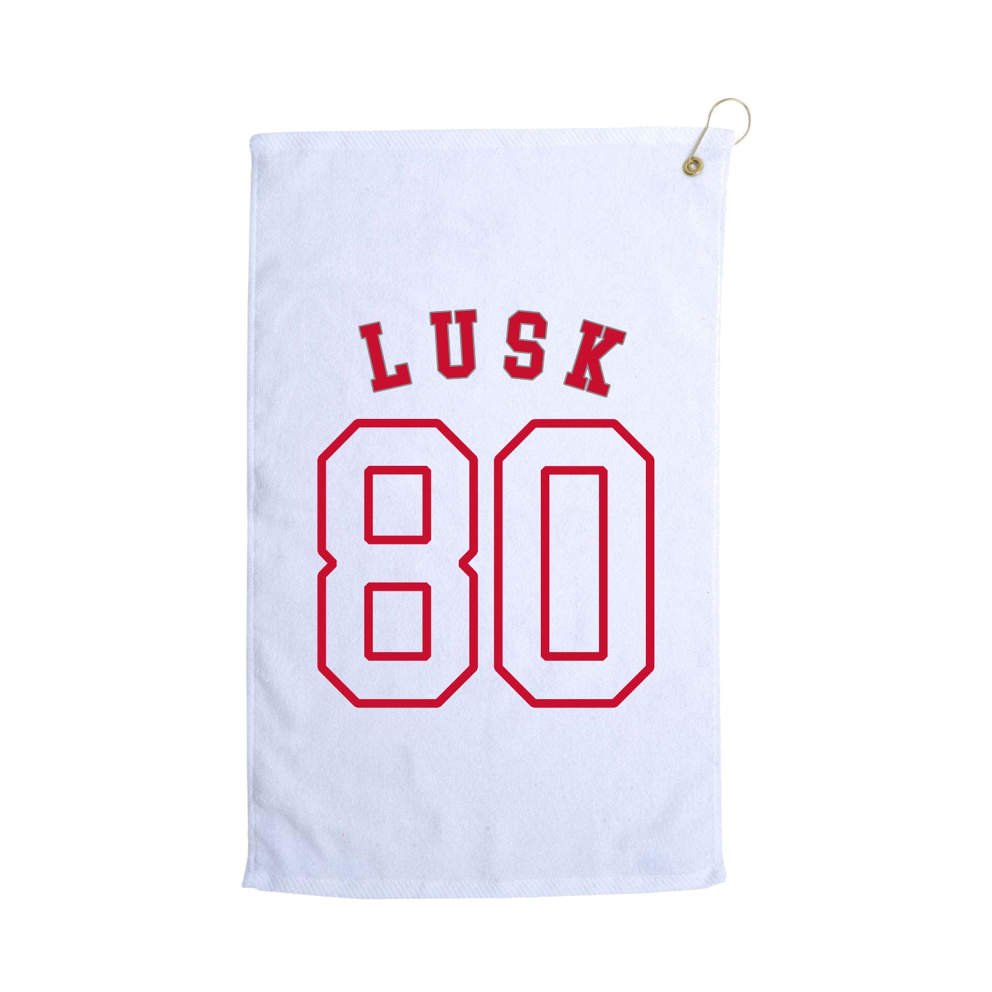 Golf Towel — Shirsey Arch in White
