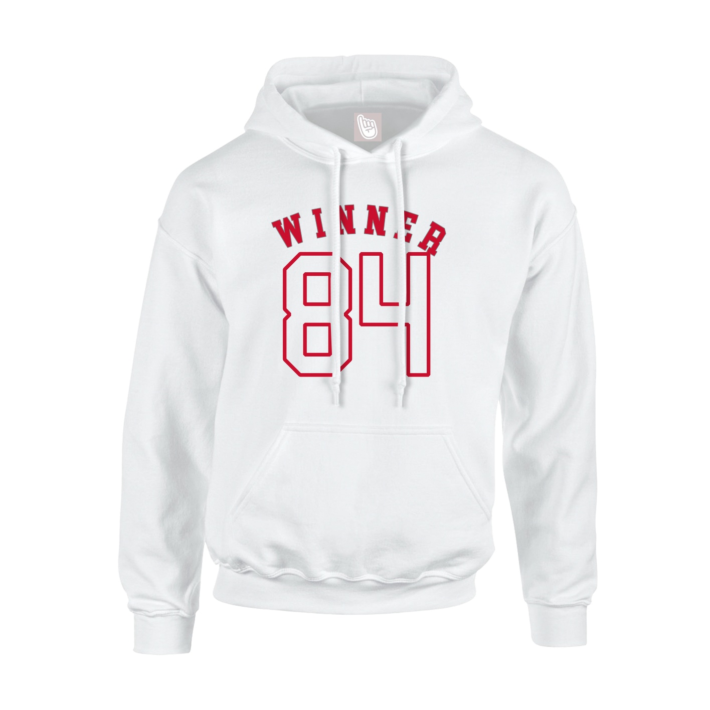 Hoodie — Shirsey Arch in White