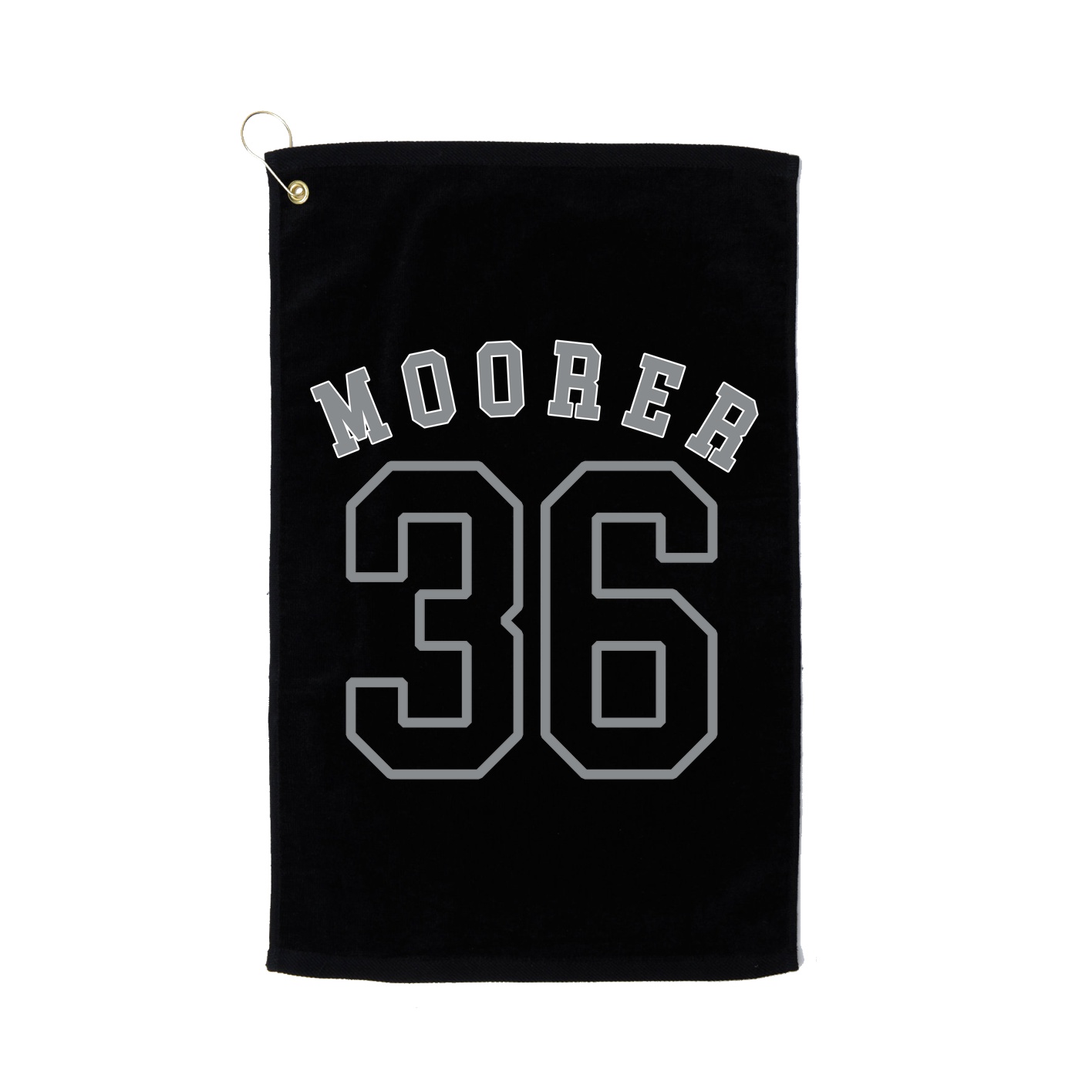 Golf Towel — Shirsey Arch in Black