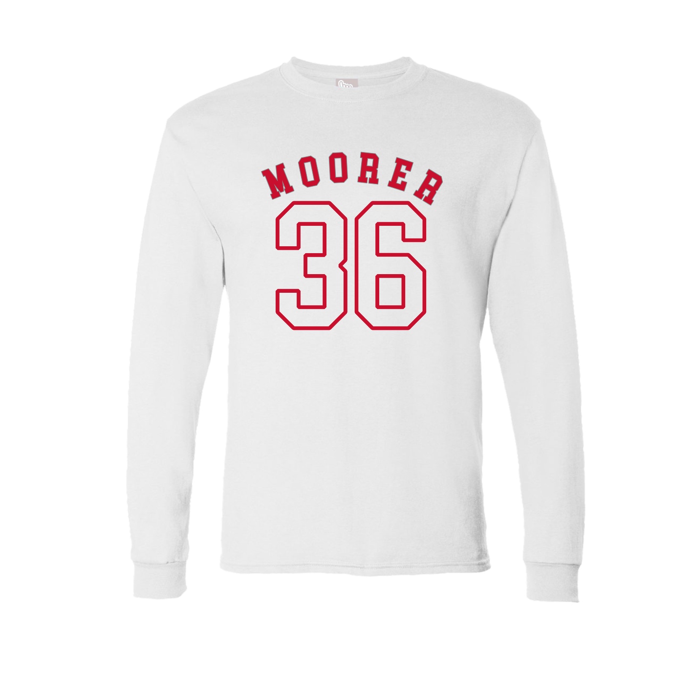 Long Sleeve Tee — Shirsey Arch in White
