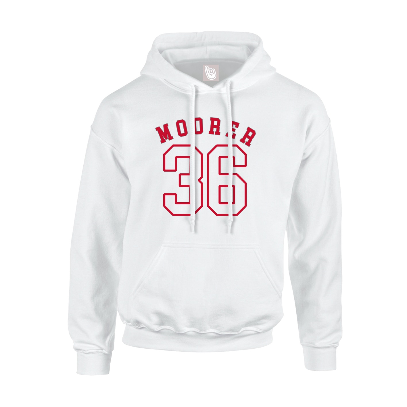 Hoodie — Shirsey Arch in White