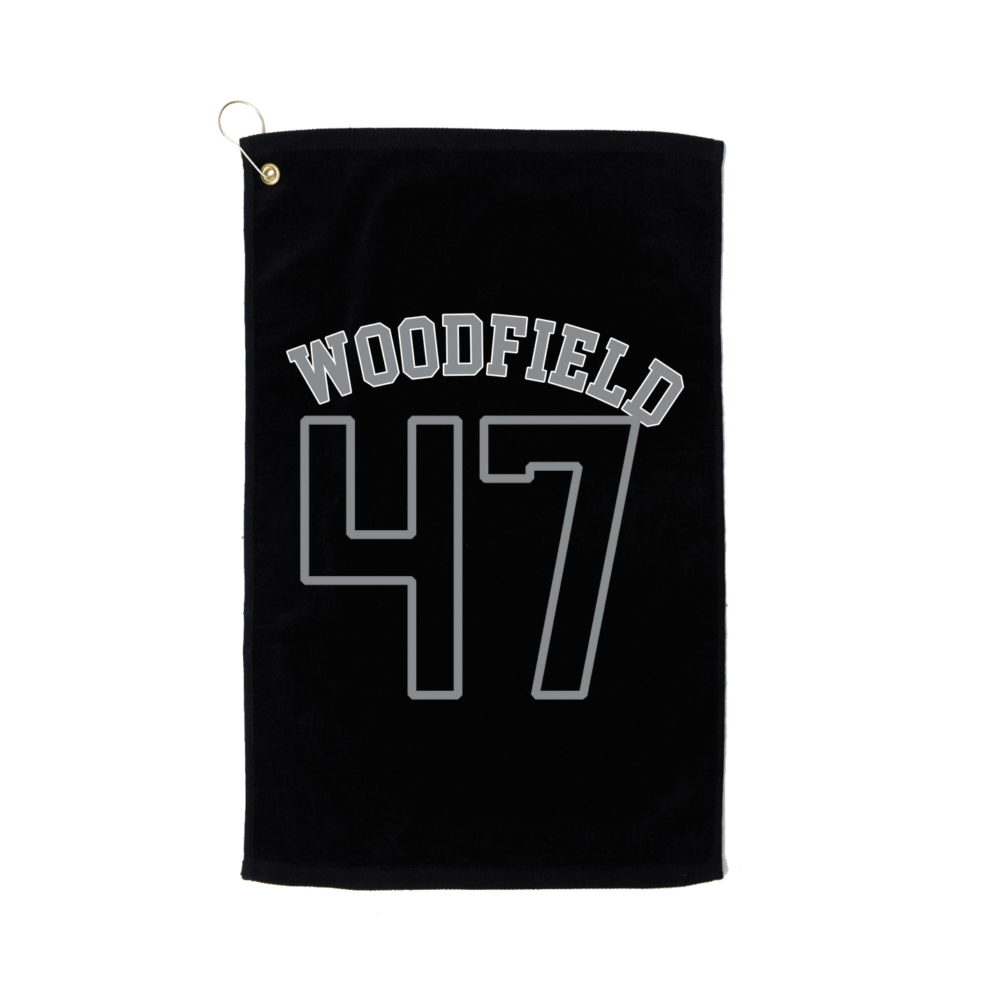 Golf Towel — Shirsey Arch in Black