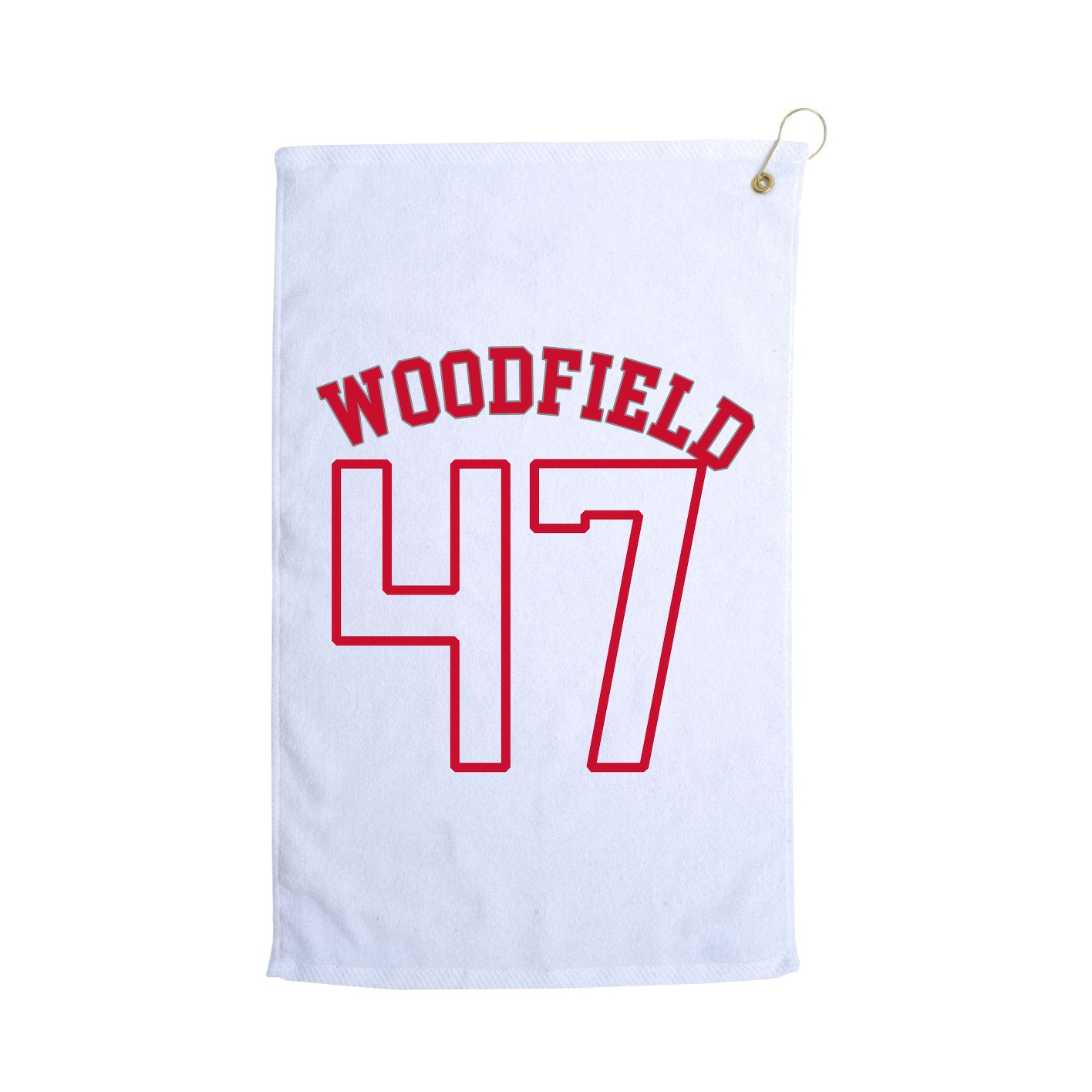 Golf Towel — Shirsey Arch in White