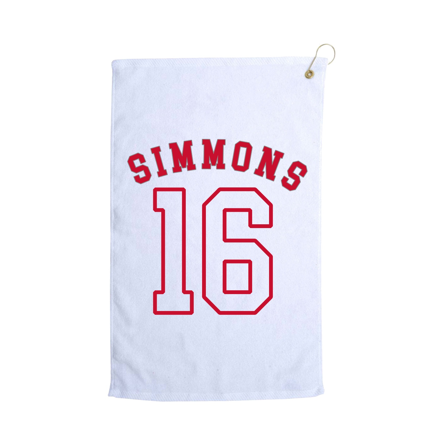 Golf Towel — Shirsey Arch in White