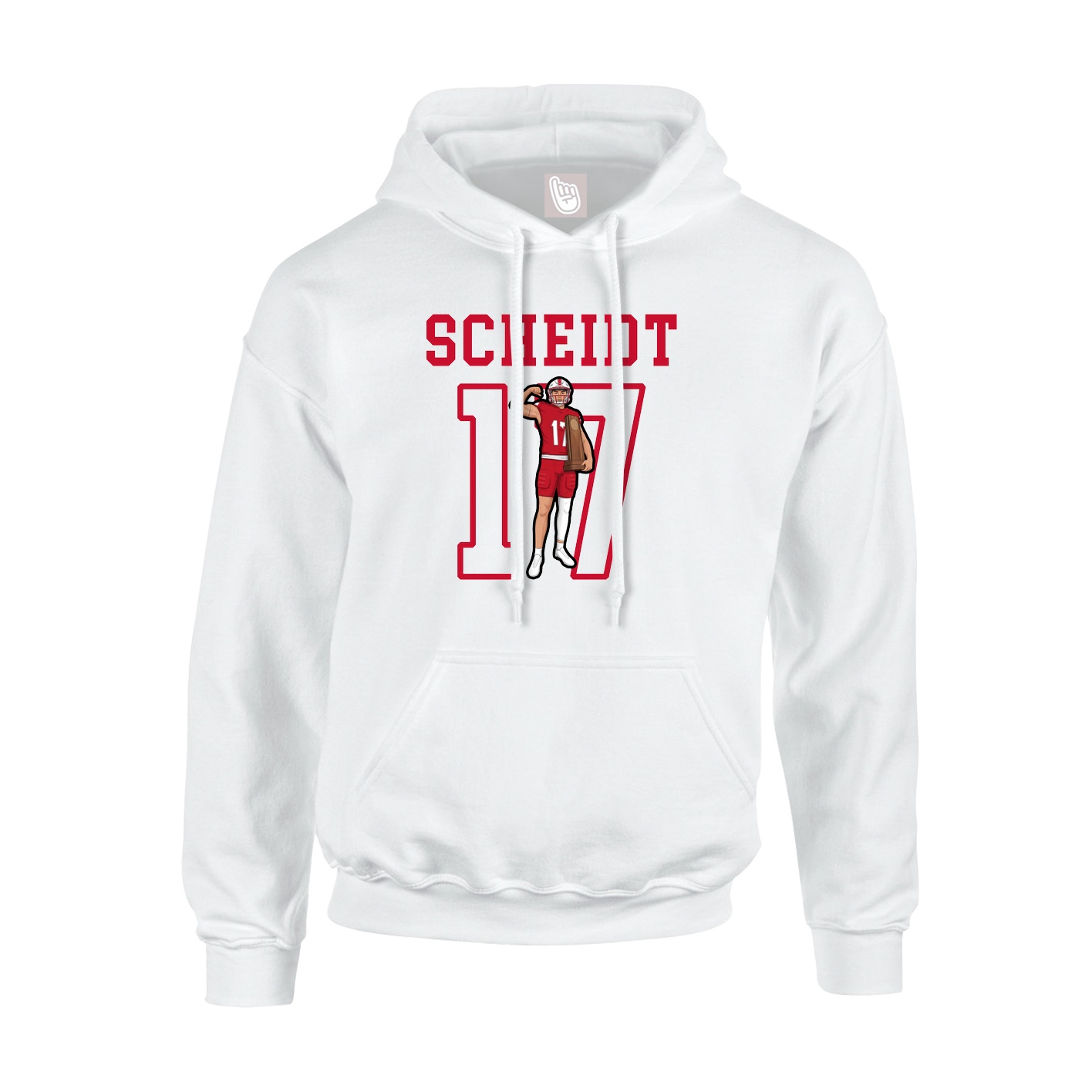 Youth Hoodie — Shirsey in White