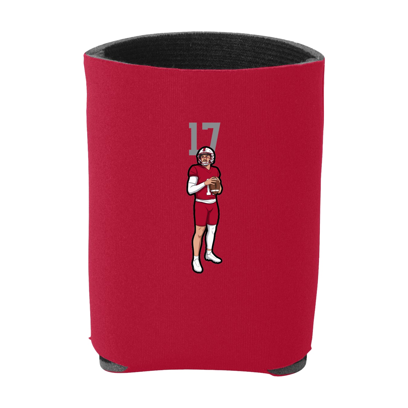 Can Holder — Number Top in Red
