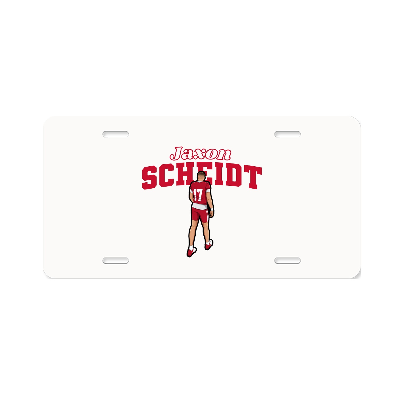 License Plate — Name Arch in Classic
