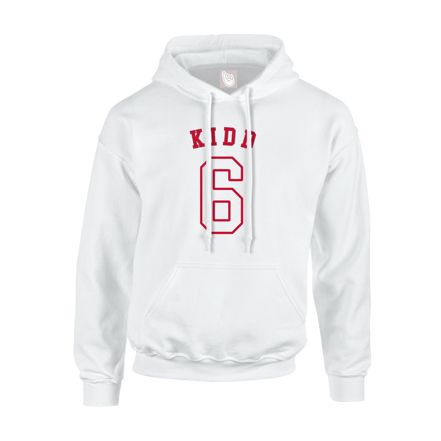 Youth Hoodie — Shirsey Arch in White