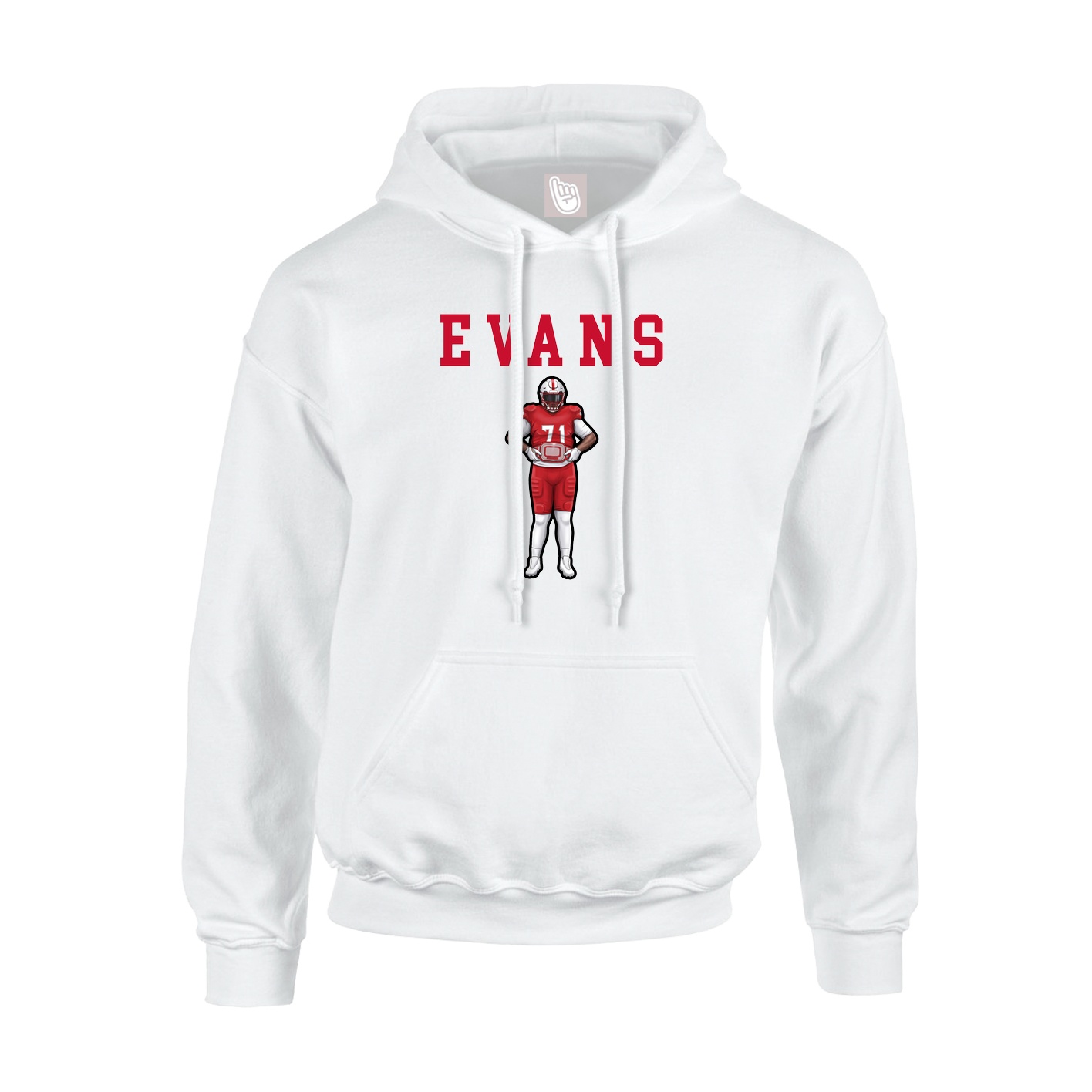 Youth Hoodie — Shirsey in White