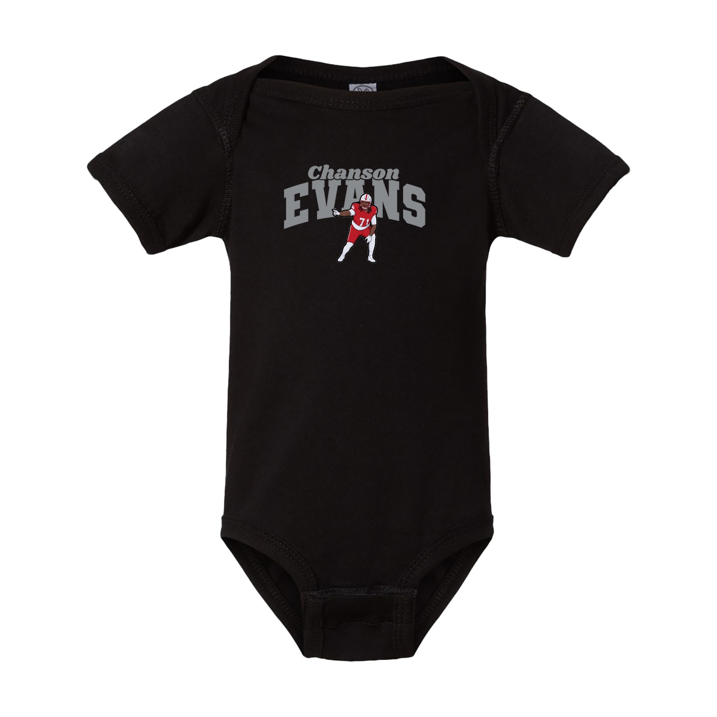 Baby Onesie — Signature Arch in Black