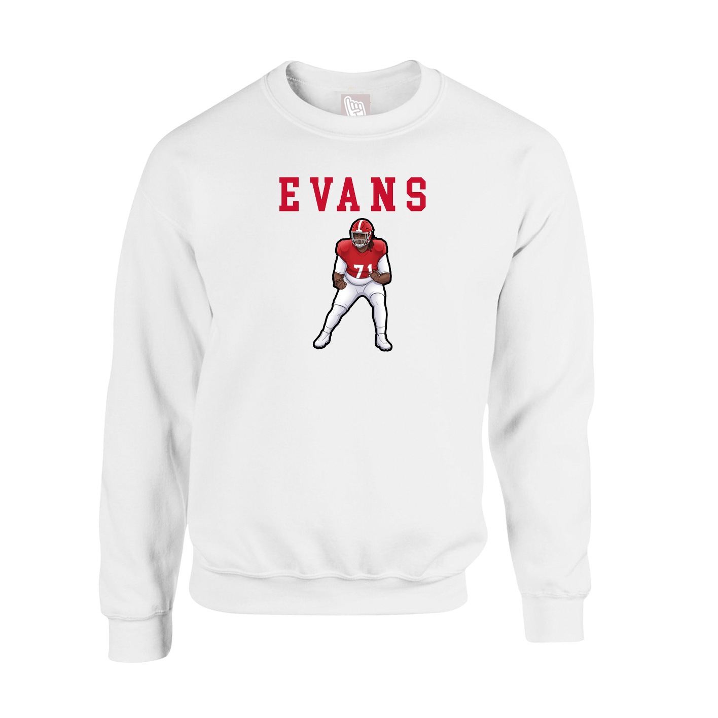 Fleece Crew — Shirsey in White