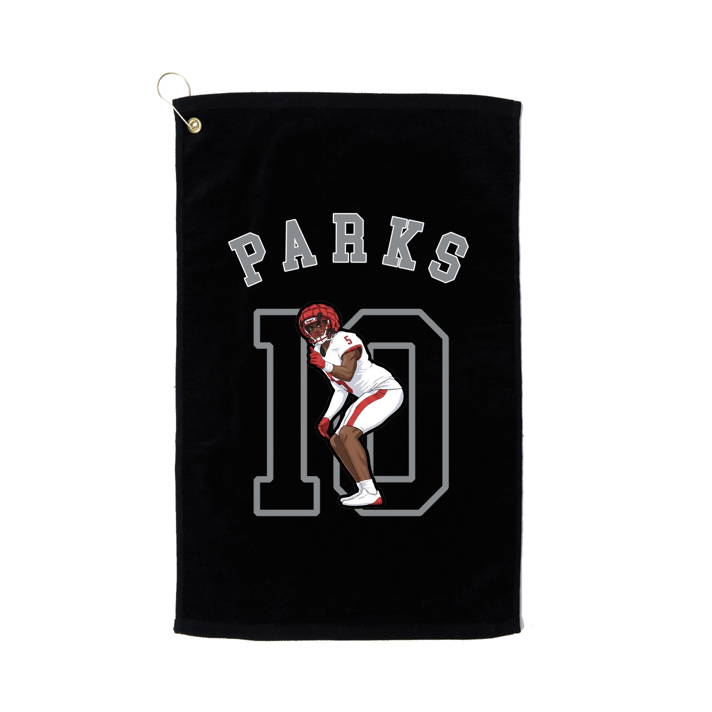 Golf Towel — Shirsey Arch in Black