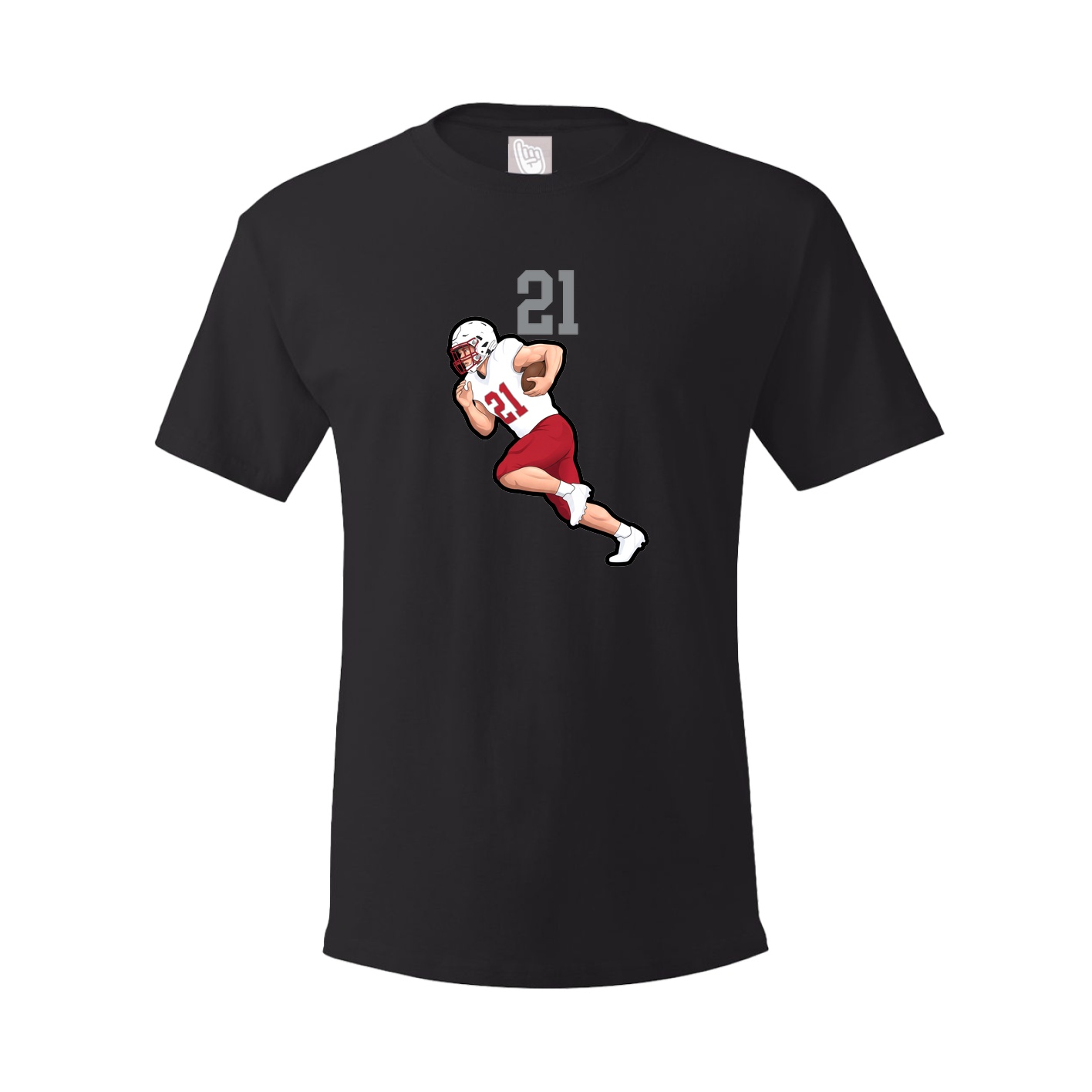 Youth Tee — Number Top in Black