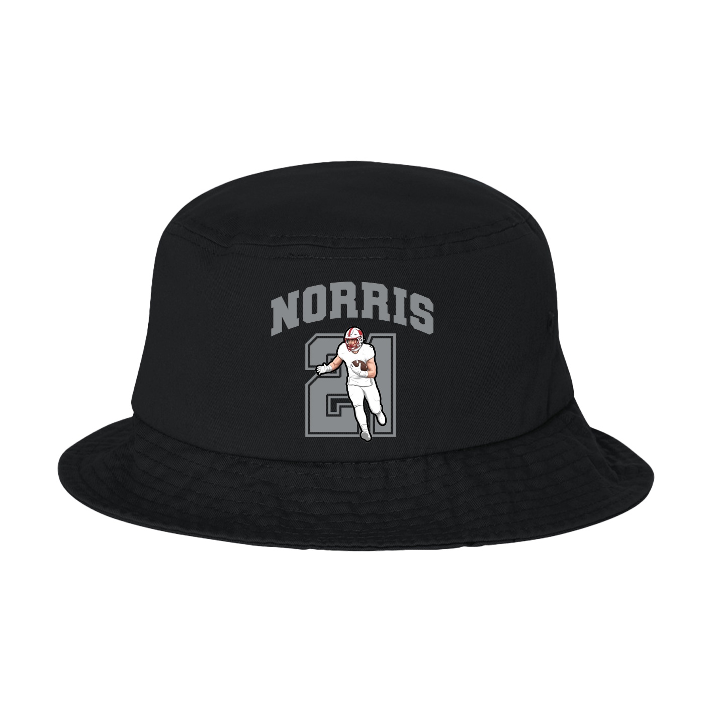 Bucket Cap — Number in Black