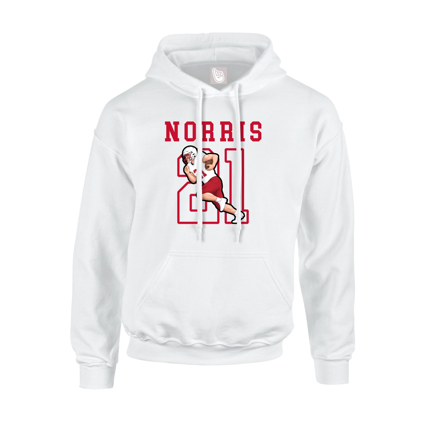 Hoodie — Shirsey in White