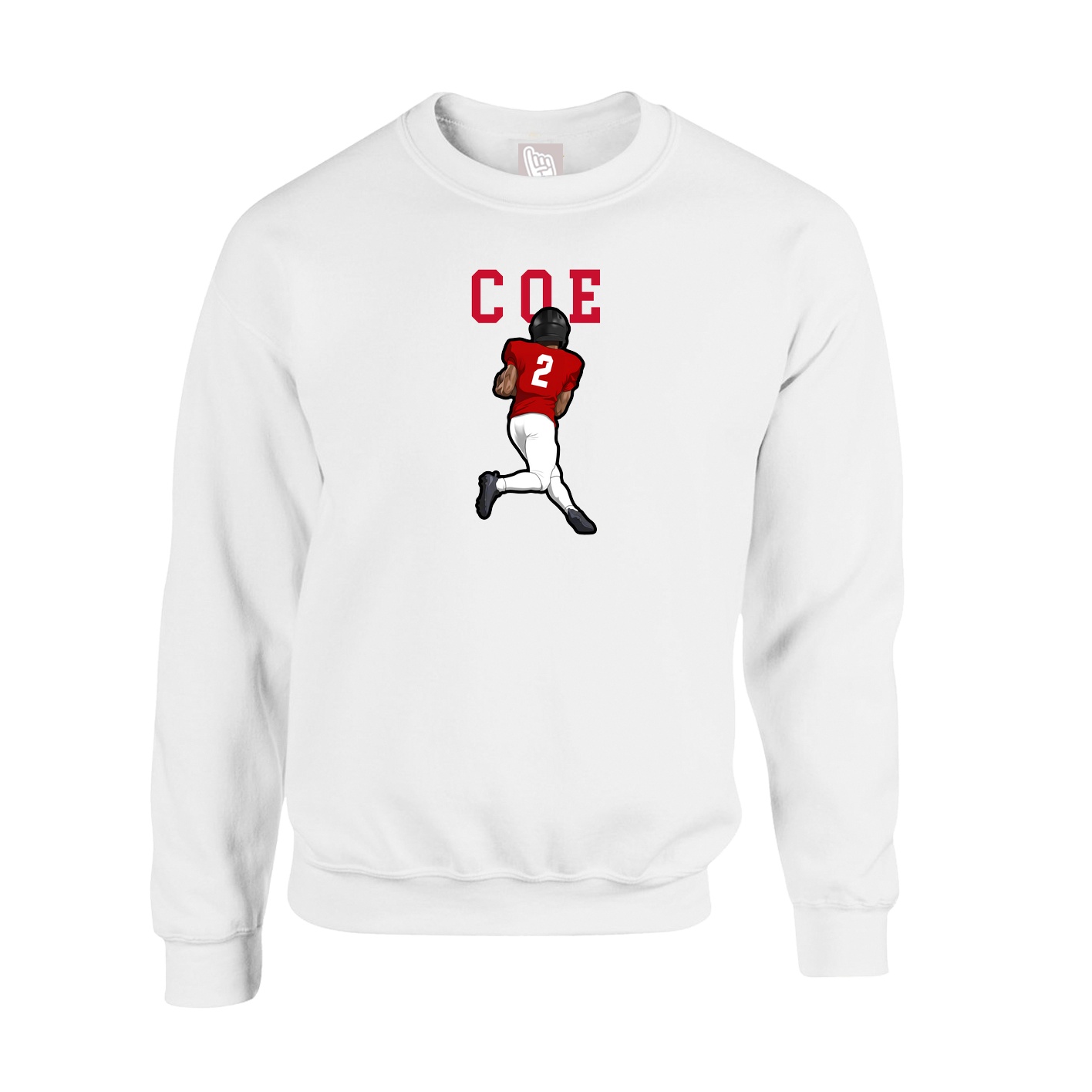 Fleece Crew — Classic in White
