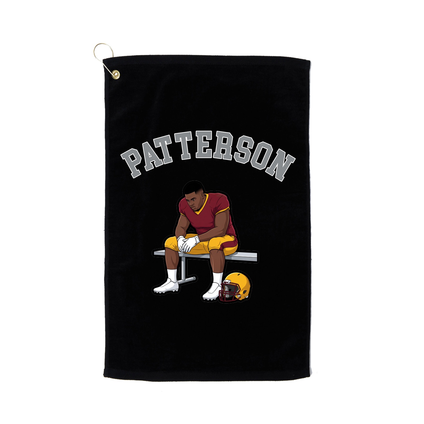 Golf Towel — Shirsey Arch in Black