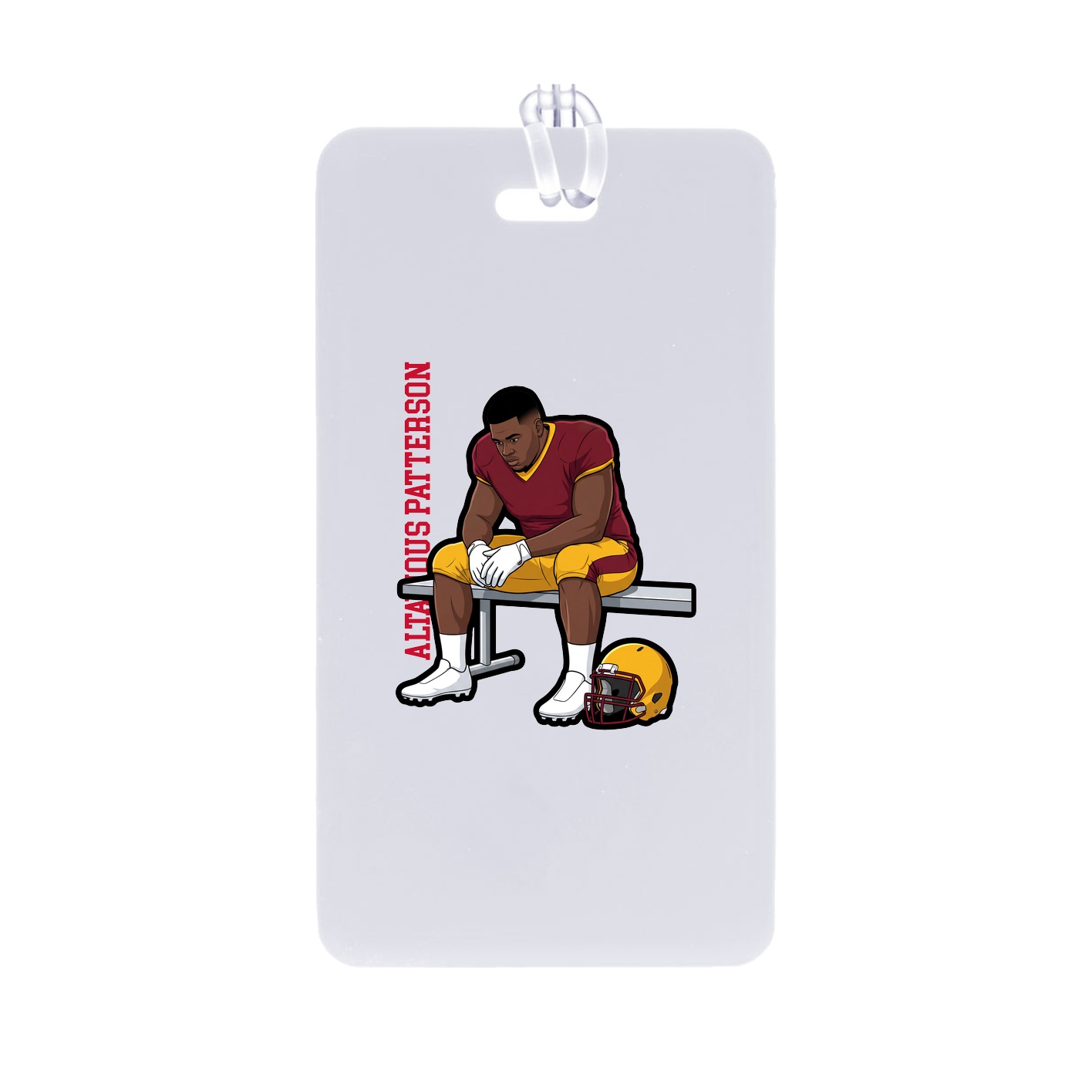 Bag Tag — Name Vertical in Classic