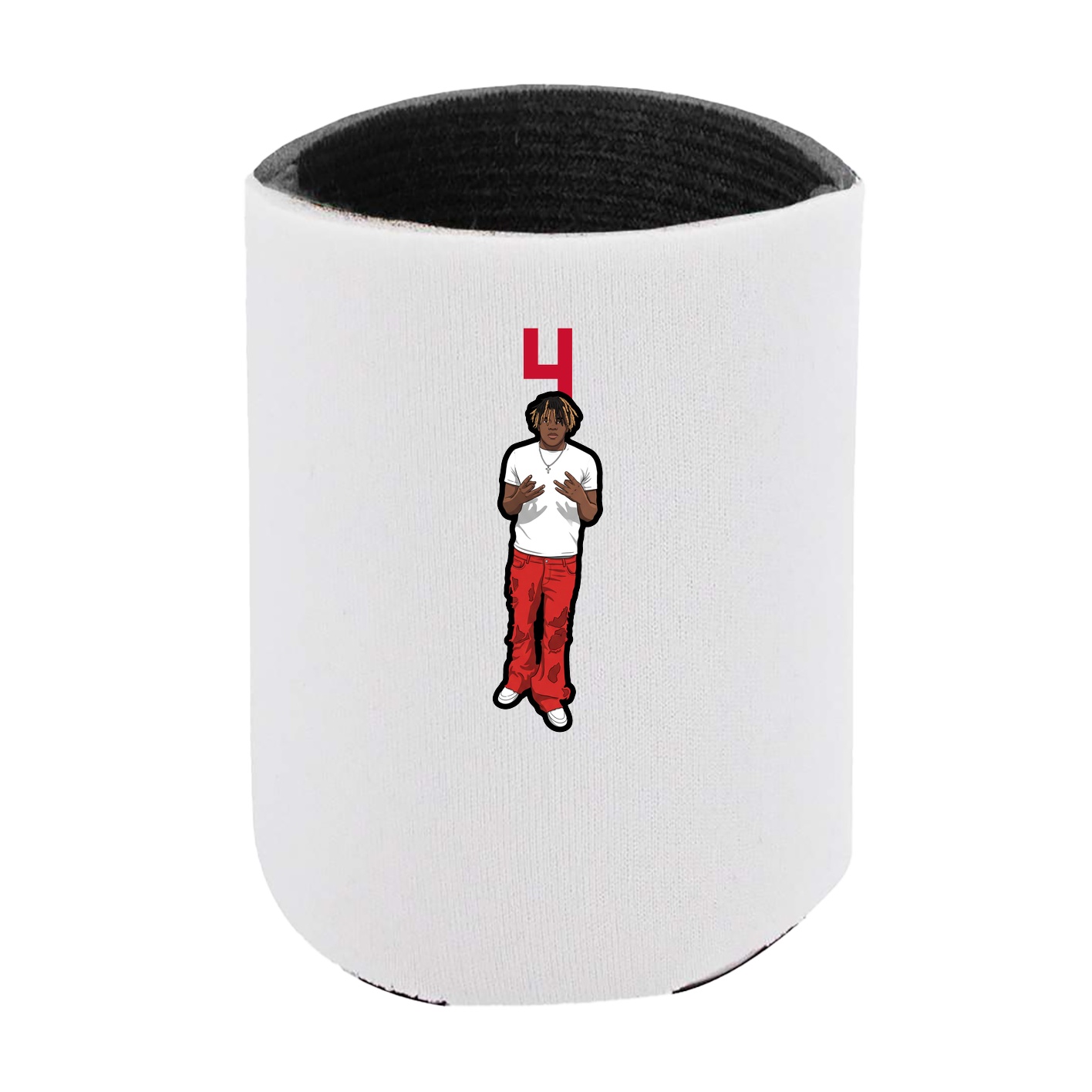 Can Holder — Number Top in White