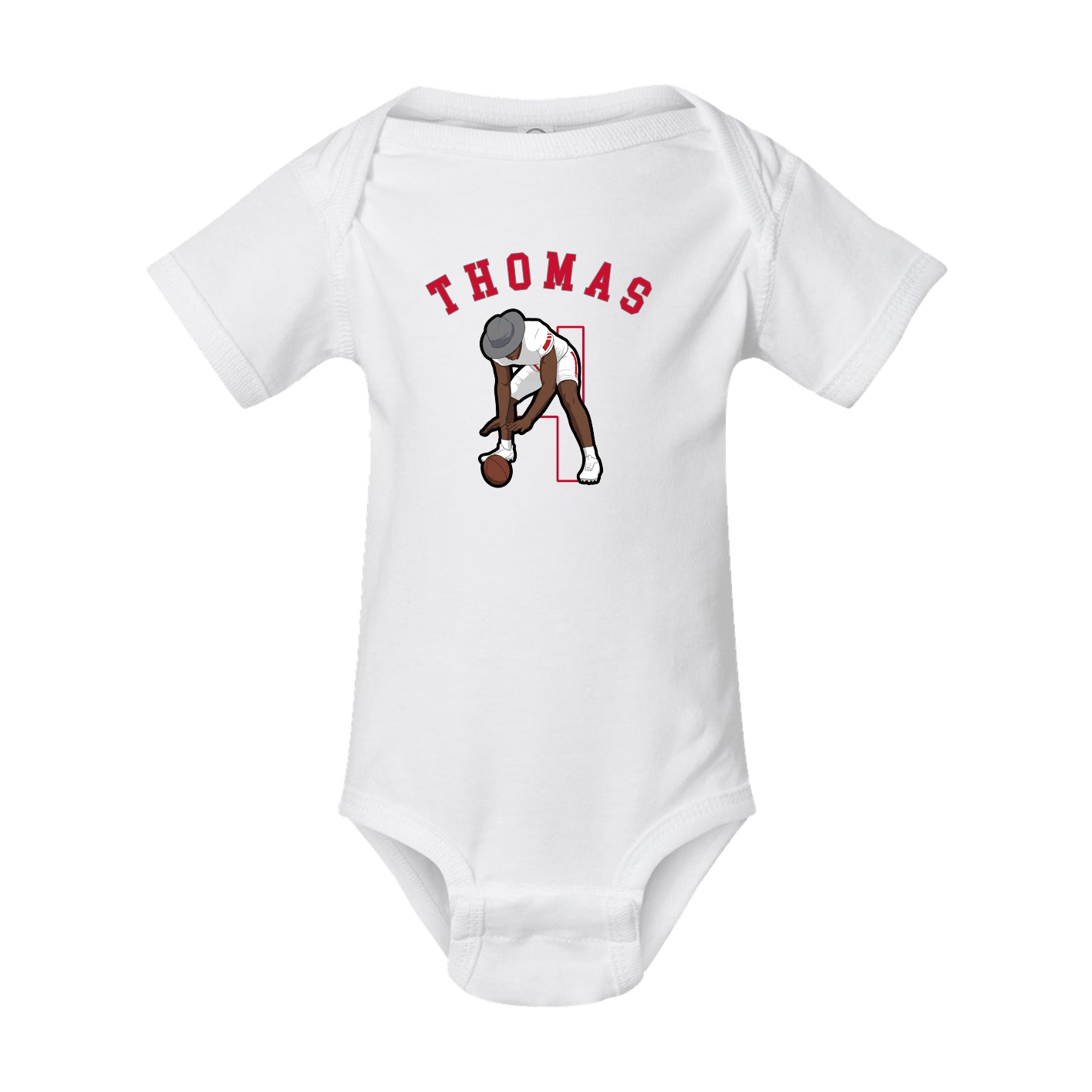 Baby Onesie — Shirsey Arch in White
