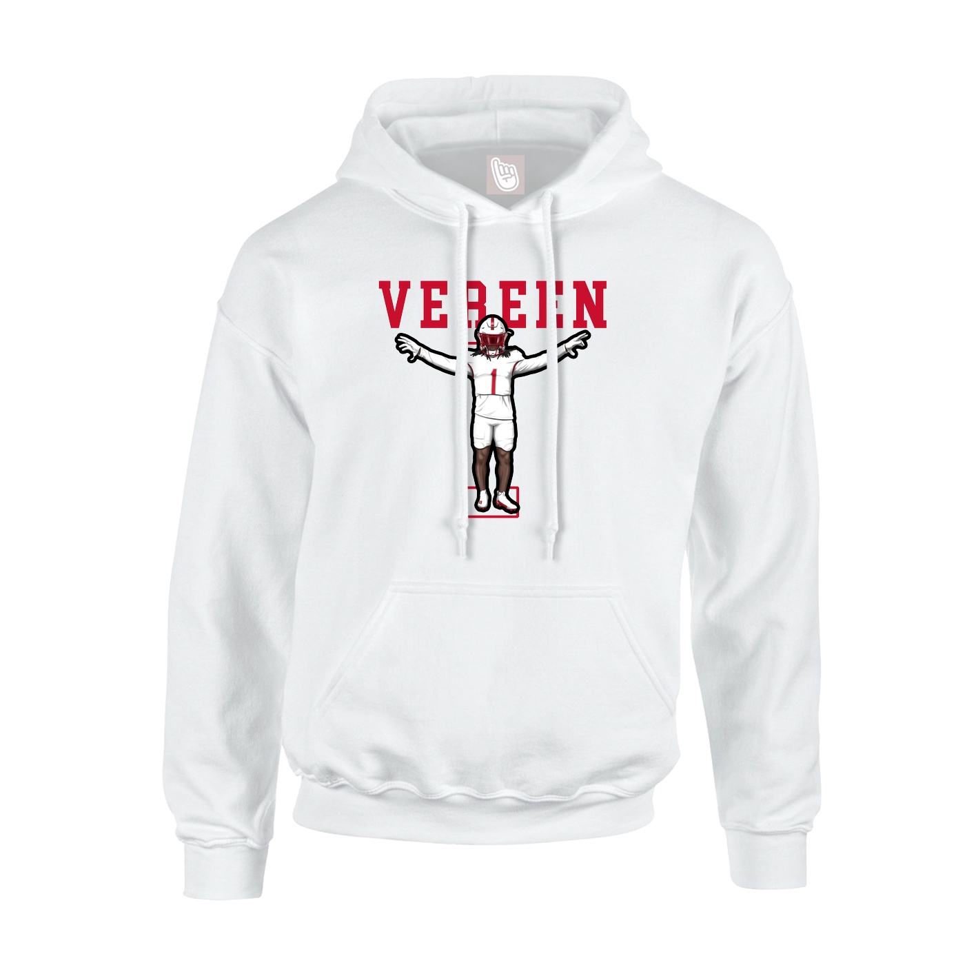 Hoodie — Shirsey in White