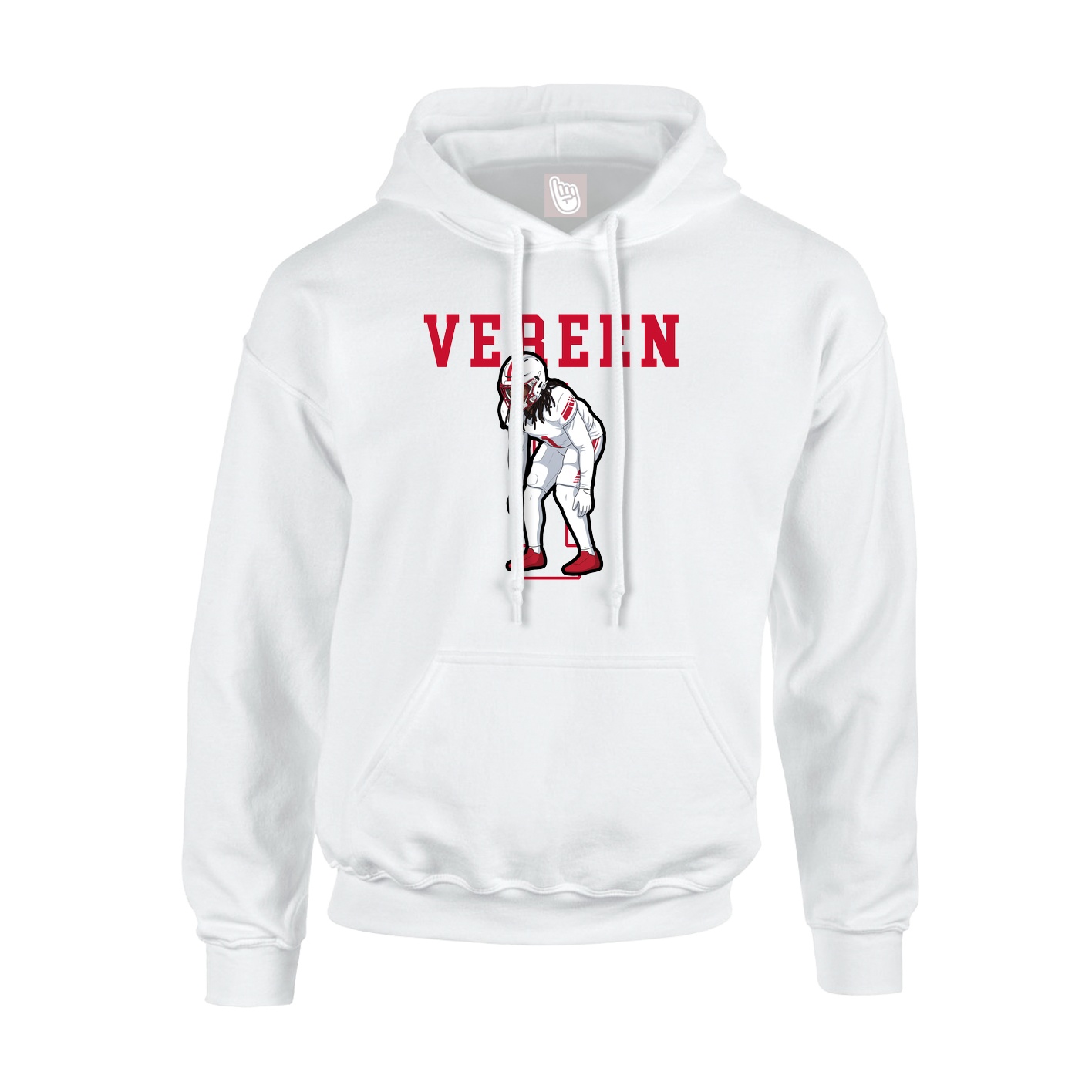 Youth Hoodie — Shirsey in White
