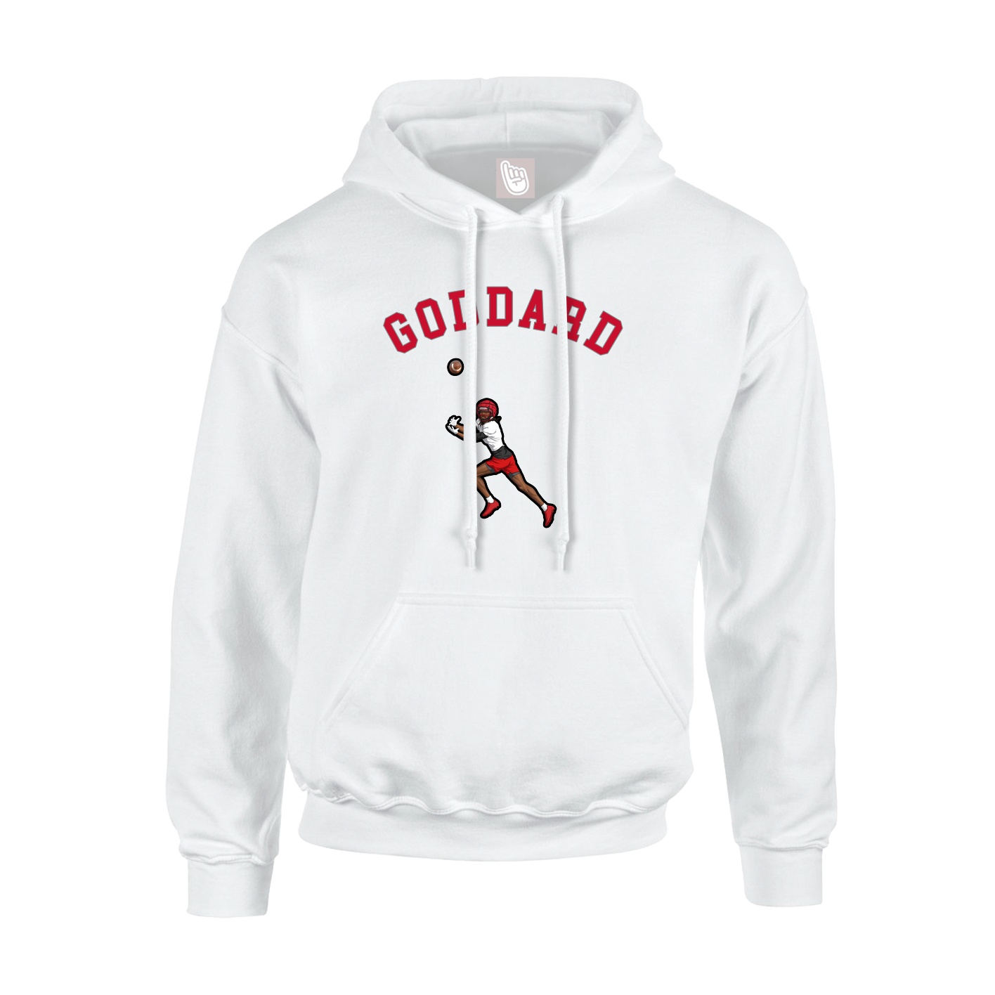 Hoodie — Shirsey Arch in White