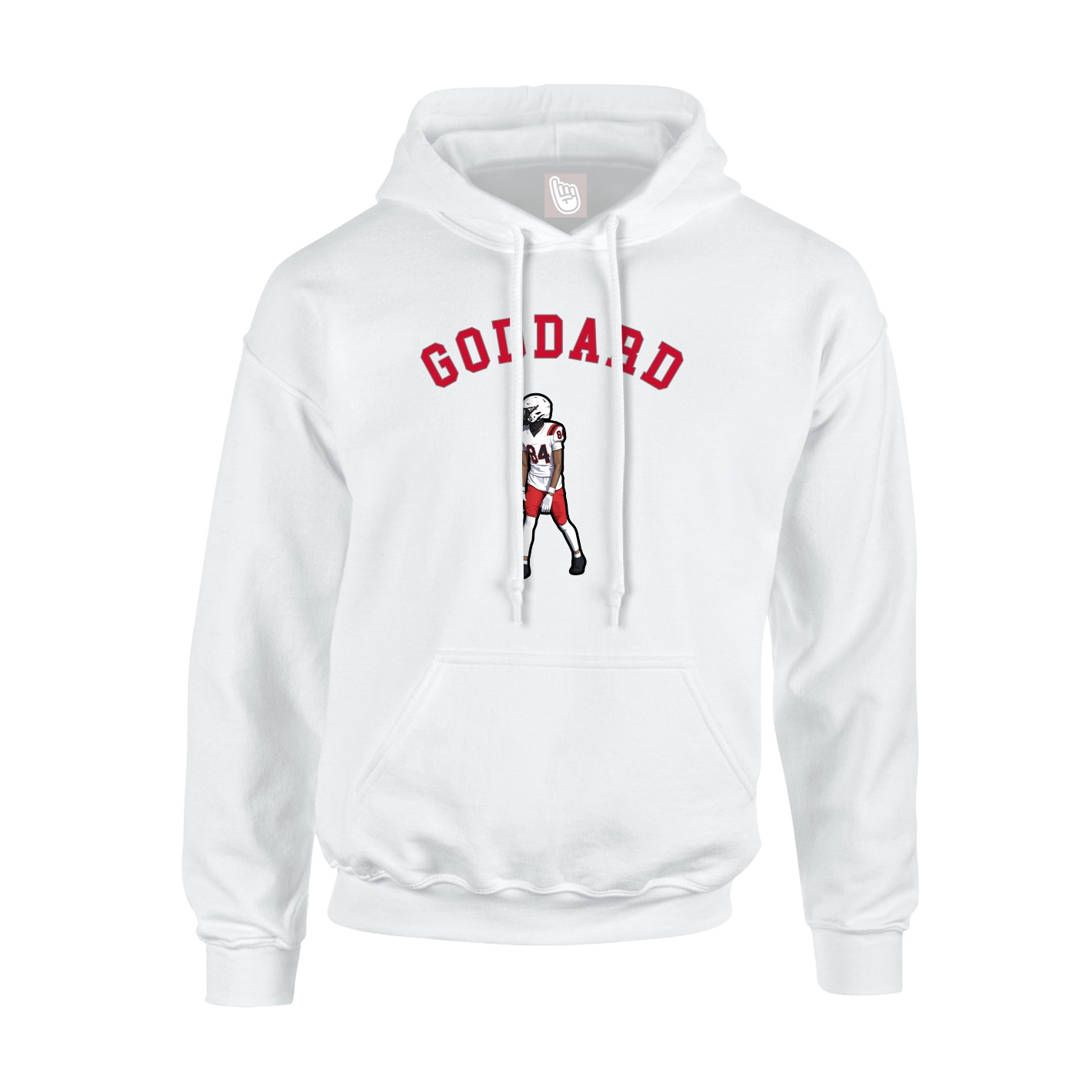 Hoodie — Shirsey Arch in White
