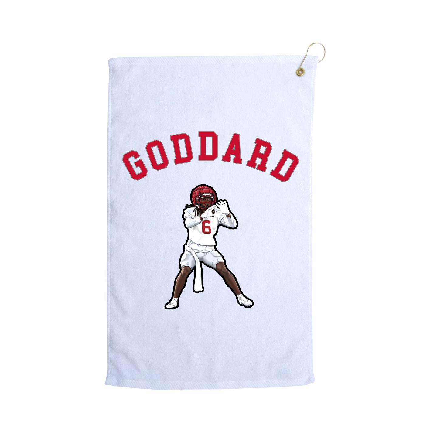Golf Towel — Shirsey Arch in White