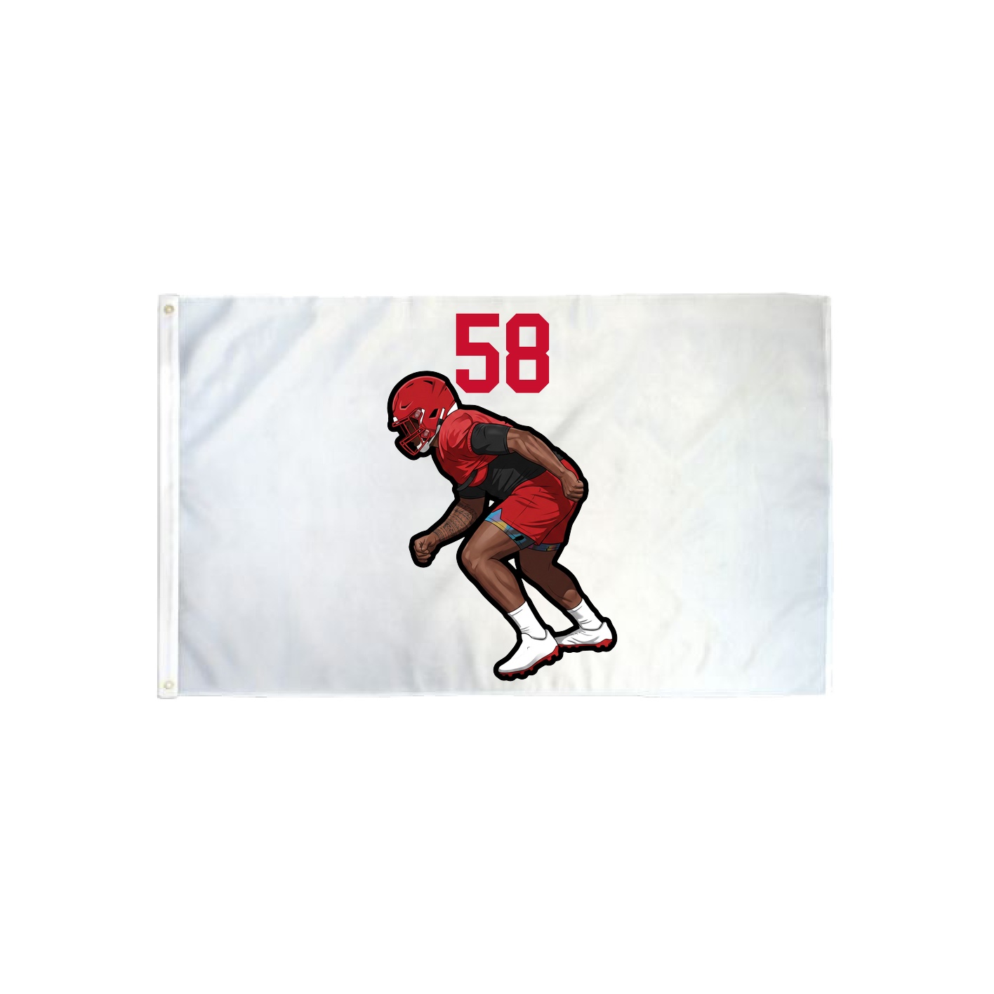 3x5 Flag — Number Top in Classic