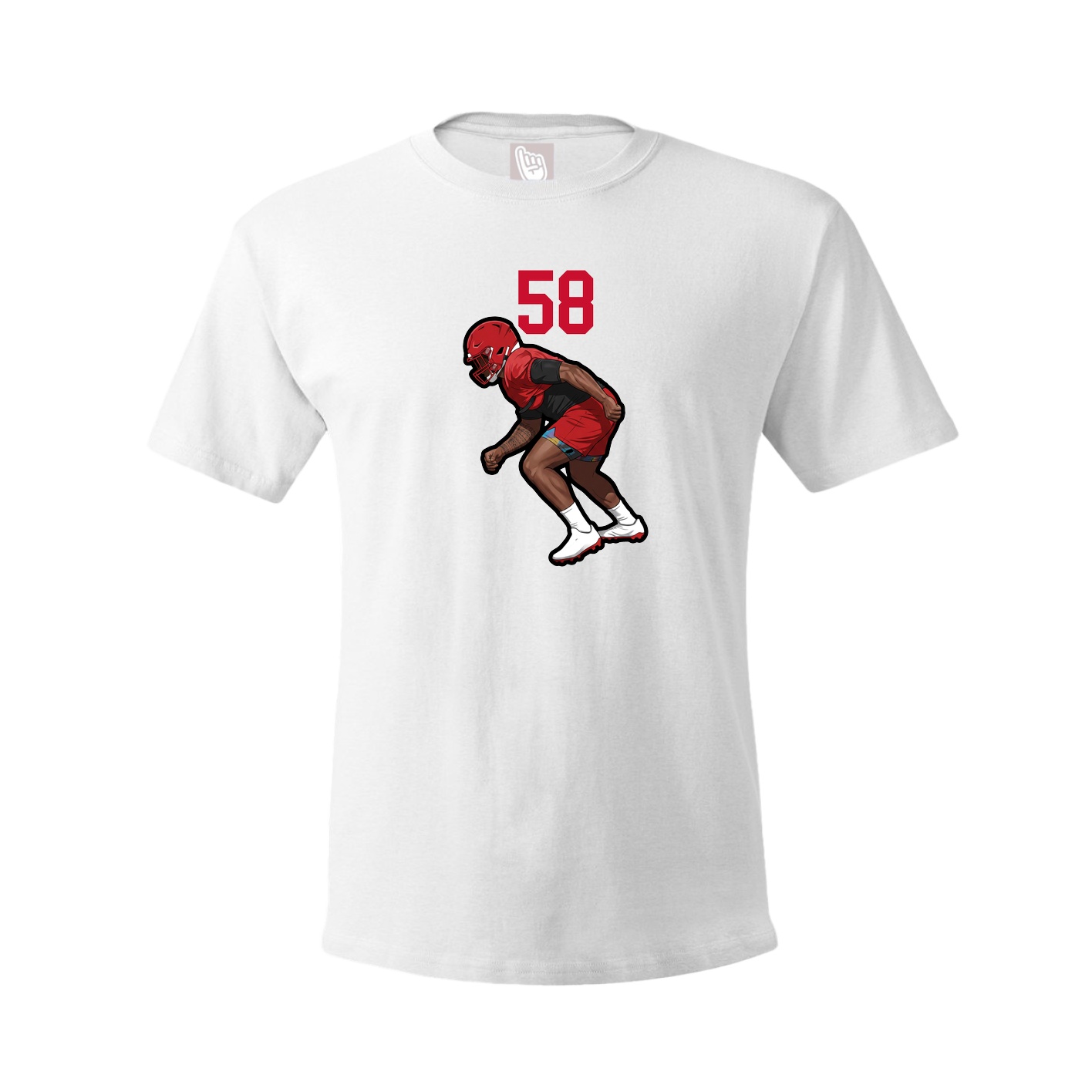 Tee — Number Top in White