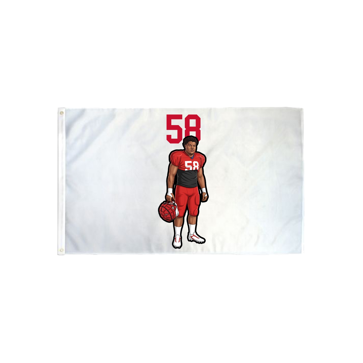 3x5 Flag — Number Top in Classic