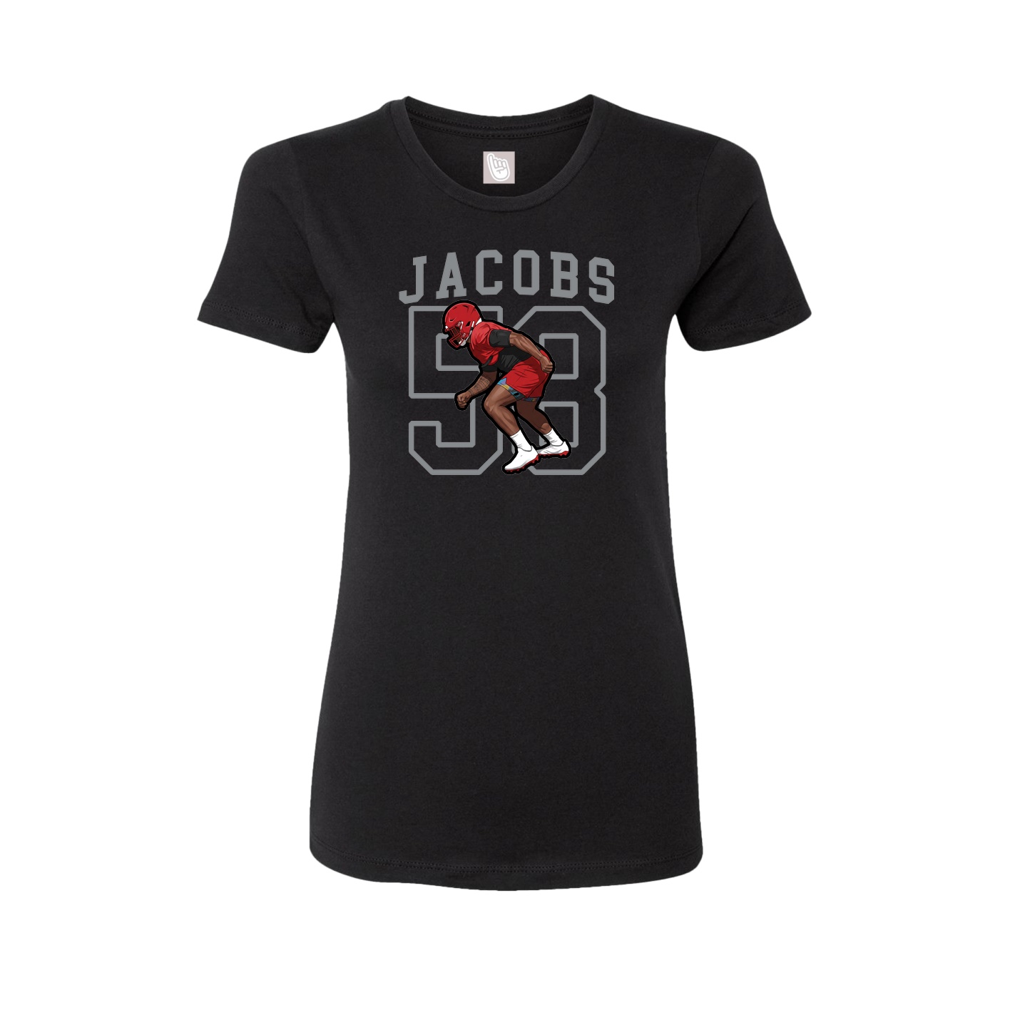 Fitted Women's Tee — Shirsey in Black
