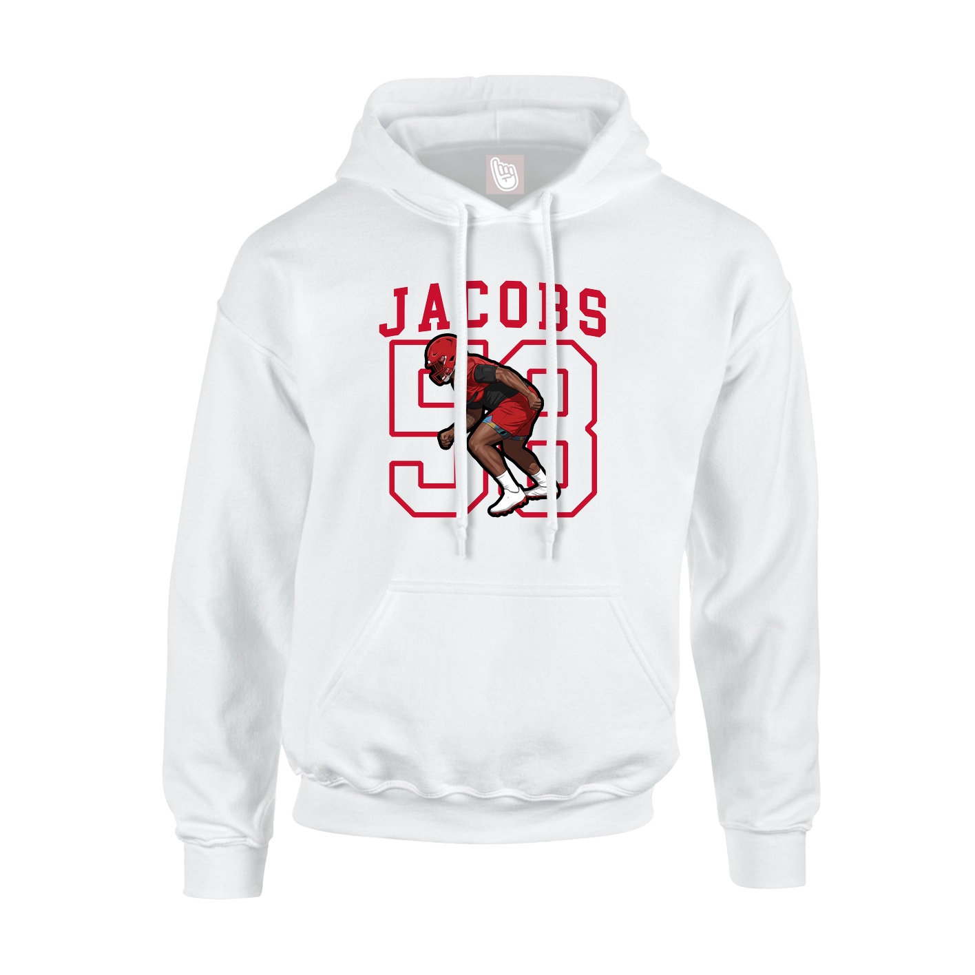 Hoodie — Shirsey in White