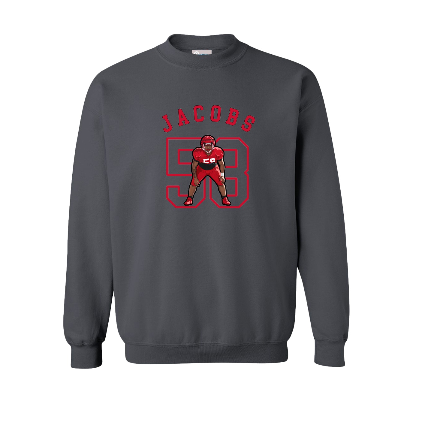 Fleece Crew — Shirsey Arch in Grey