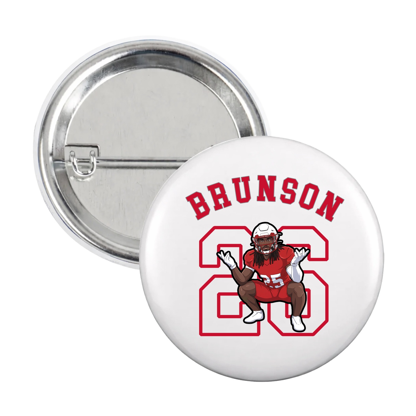 Game Day Button — Shirsey Arch in White