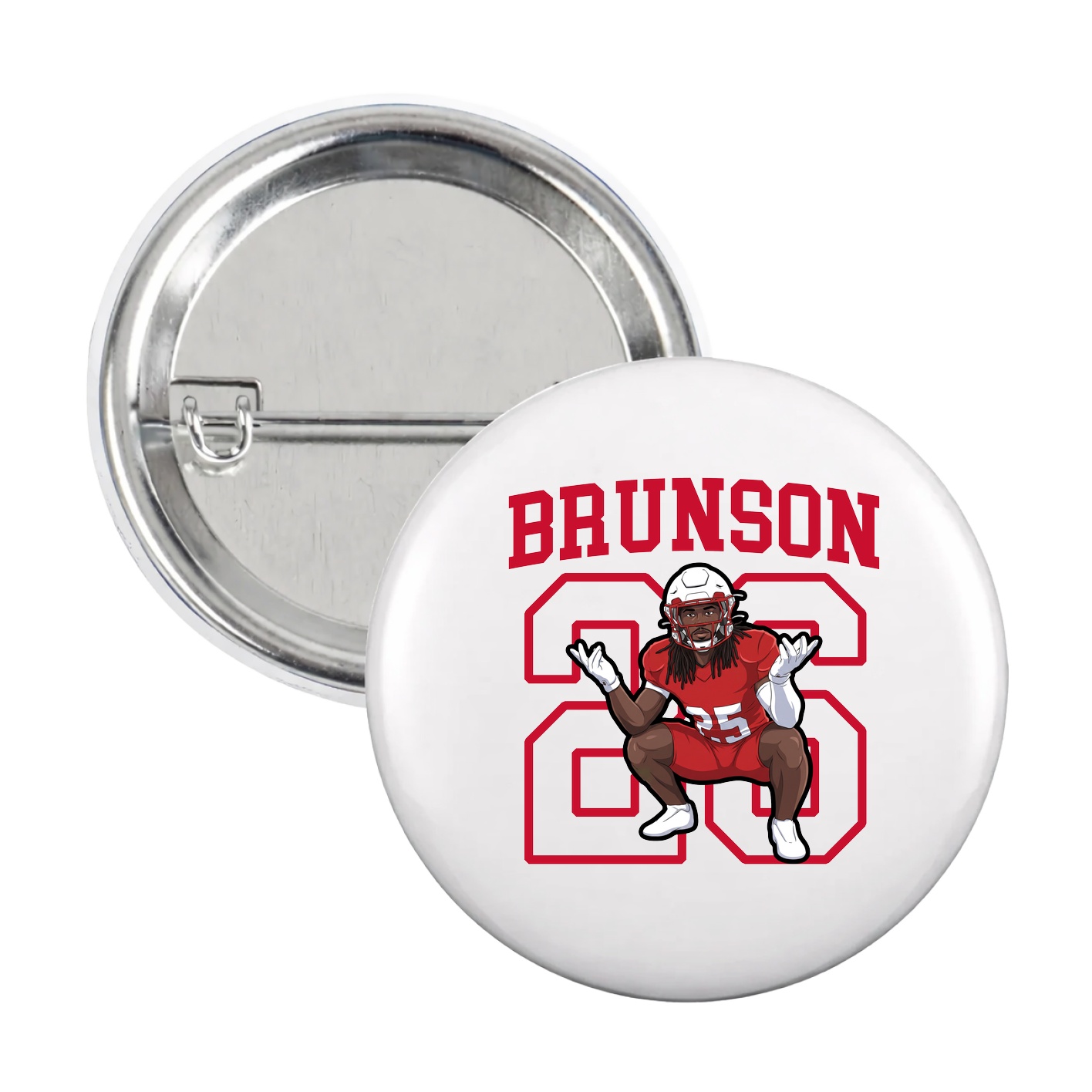 Game Day Button — Shirsey in White